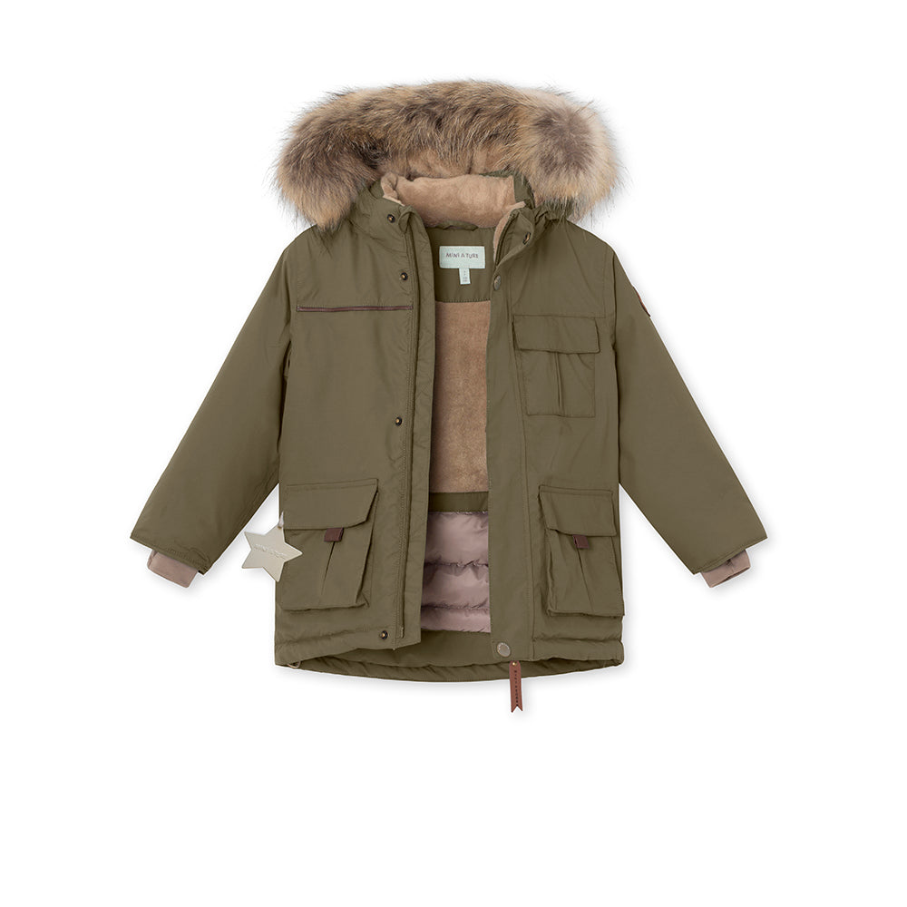 Kastor winter jacket fur