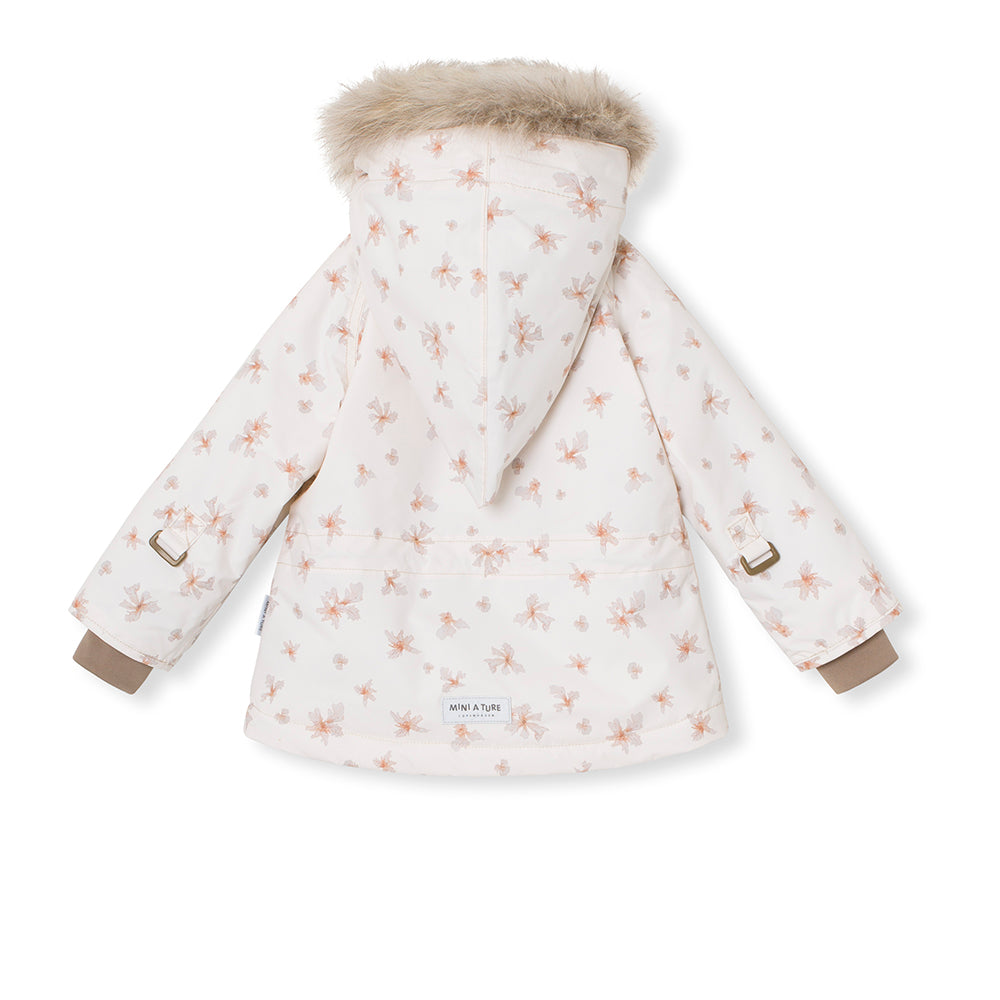 Wang printed winter jacket fur