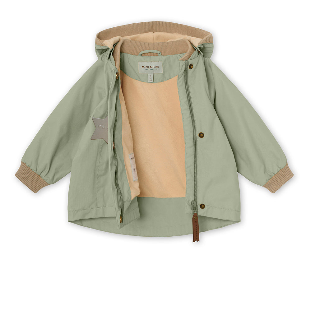 Wai fleece lined spring jacket. GRS