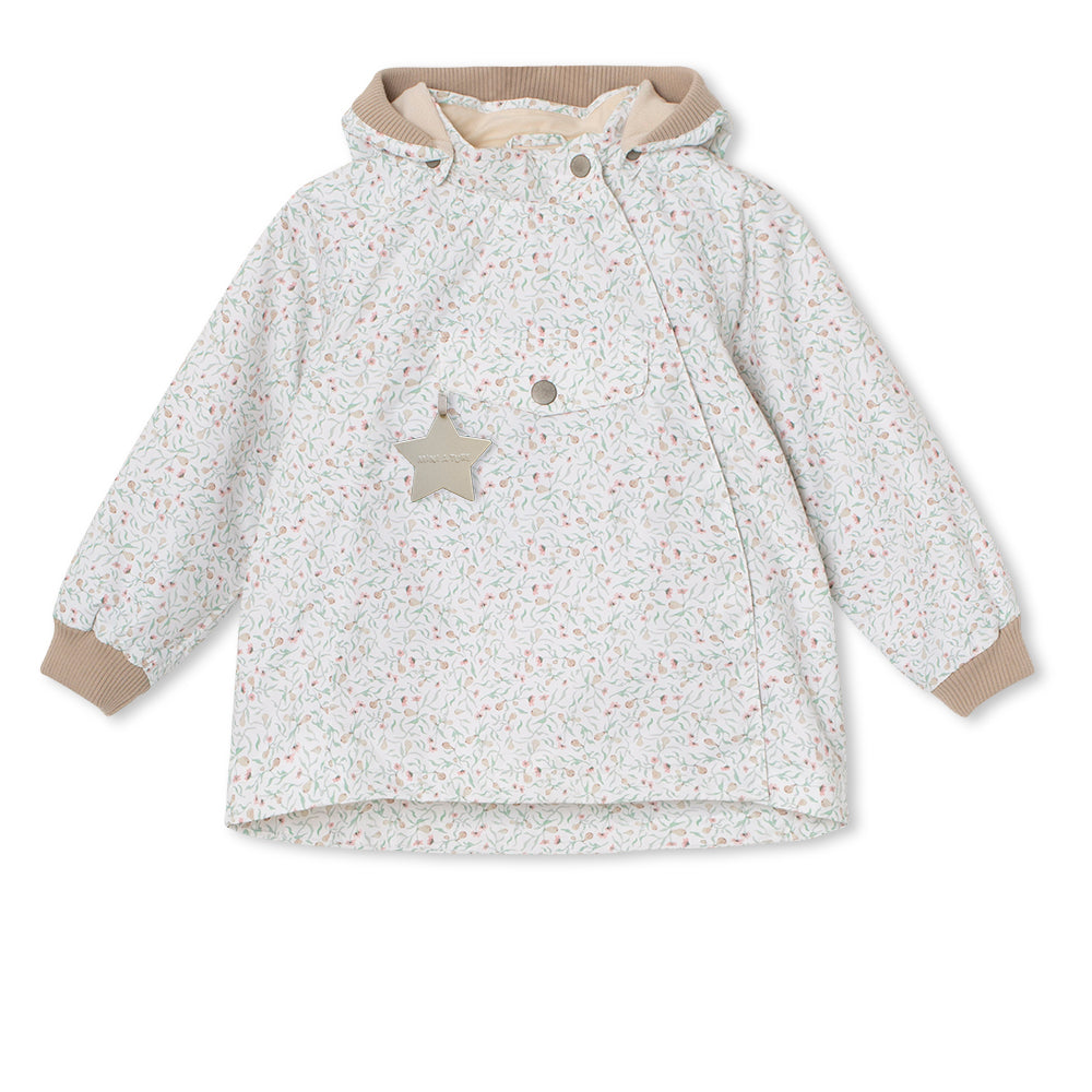 Wai fleece lined printed spring jacket. GRS