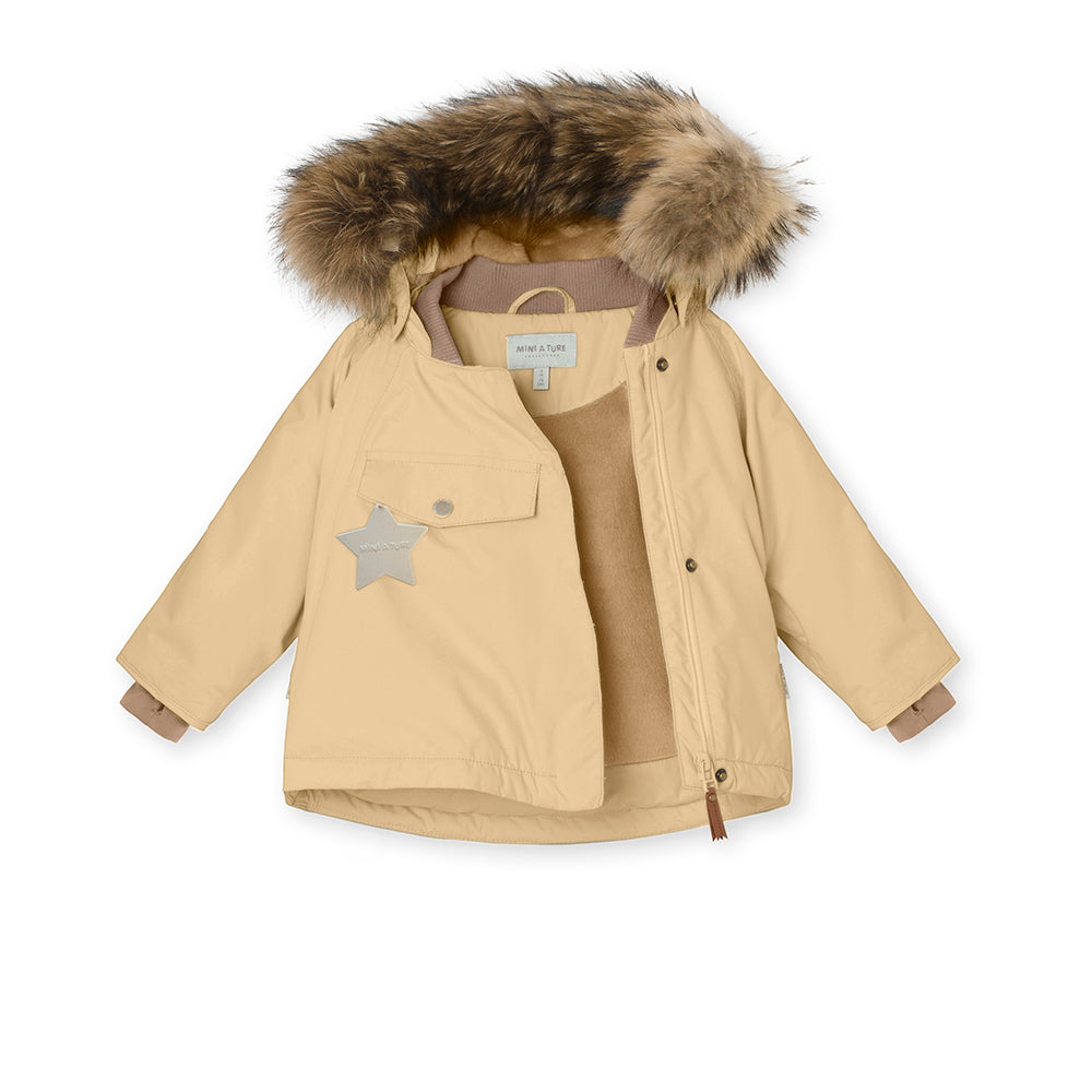 MATWANG fleece lined winter jacket fur. GRS