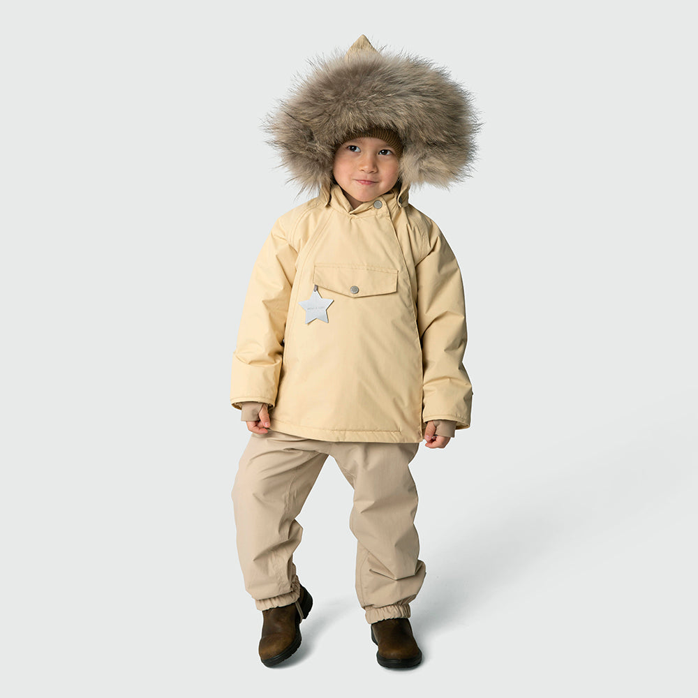 MATWANG fleece lined winter jacket fur. GRS