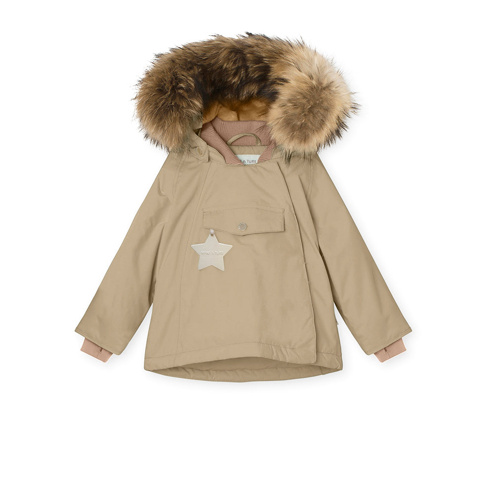MATWANG fleece lined winter jacket fur. GRS