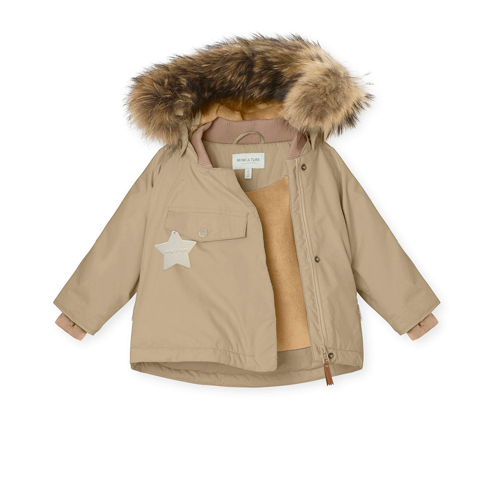 MATWANG fleece lined winter jacket fur. GRS