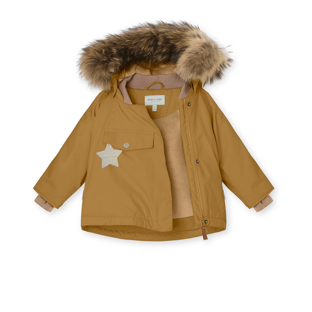MATWANG fleece lined winter jacket fur. GRS
