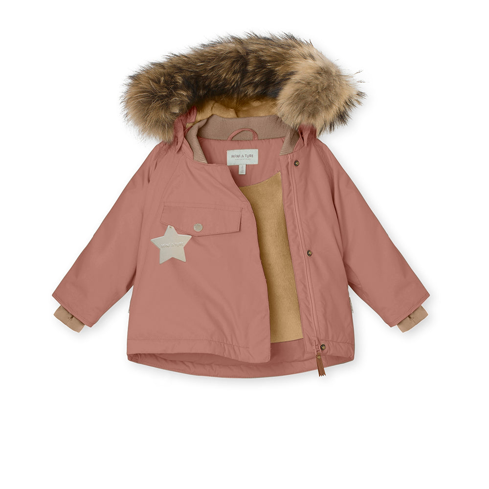 MATWANG fleece lined winter jacket fur. GRS