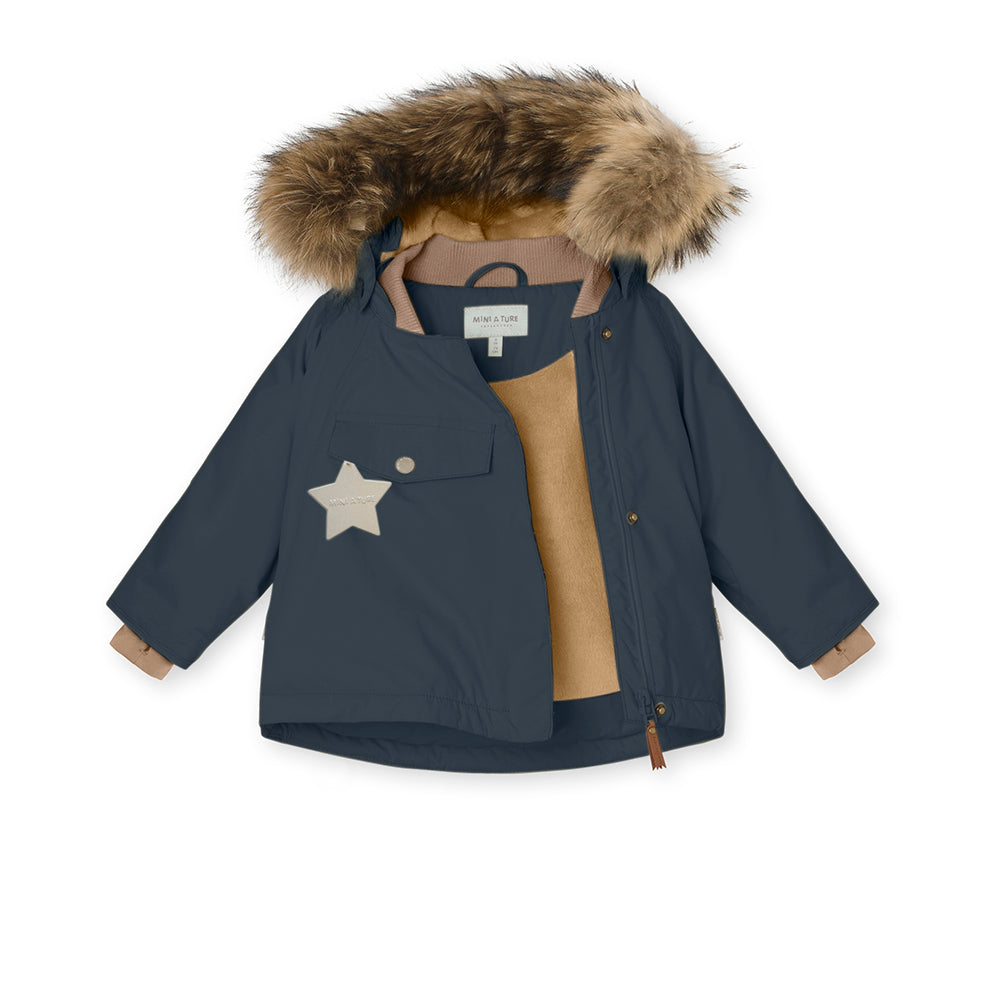 MATWANG fleece lined winter jacket fur. GRS