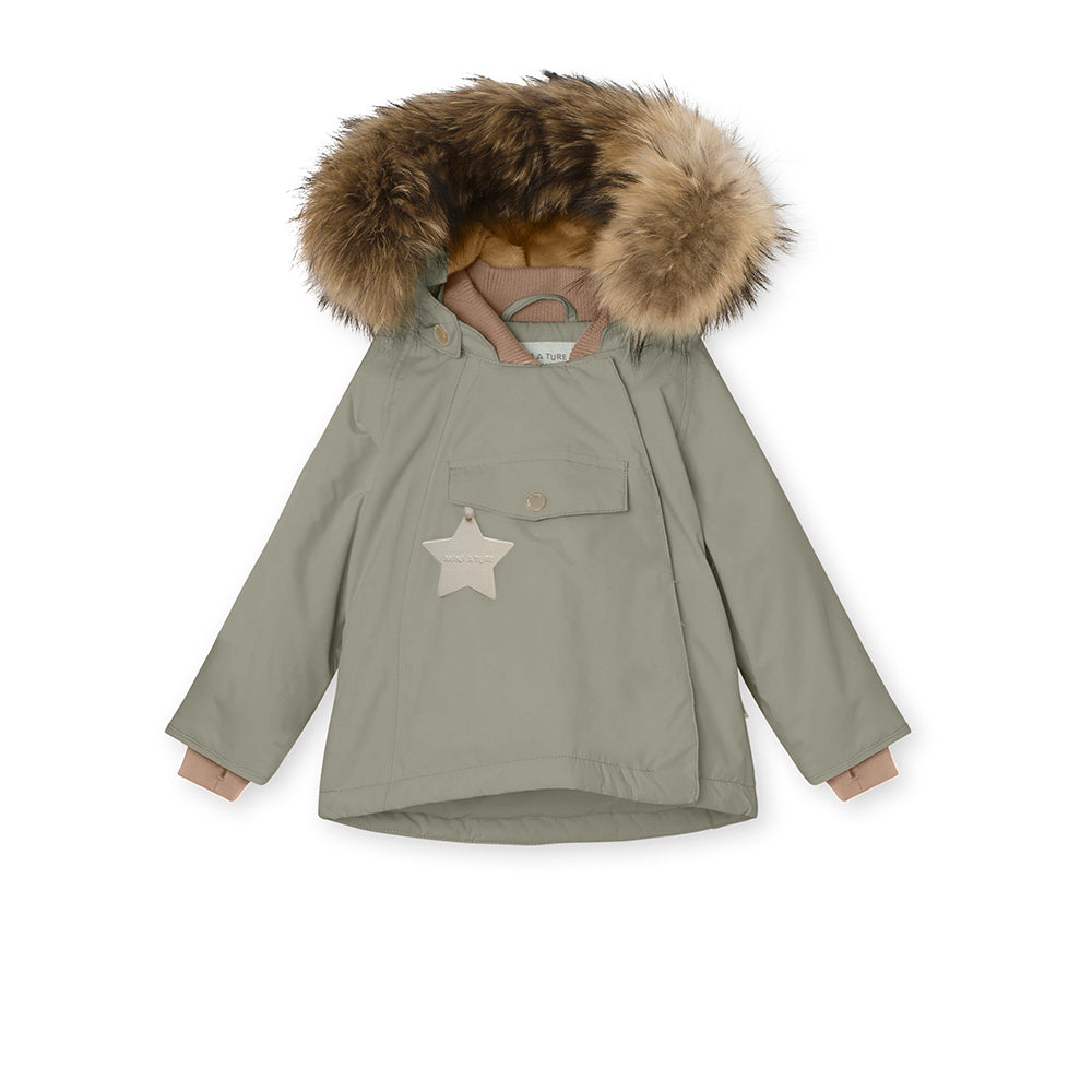 MATWANG fleece lined winter jacket fur. GRS