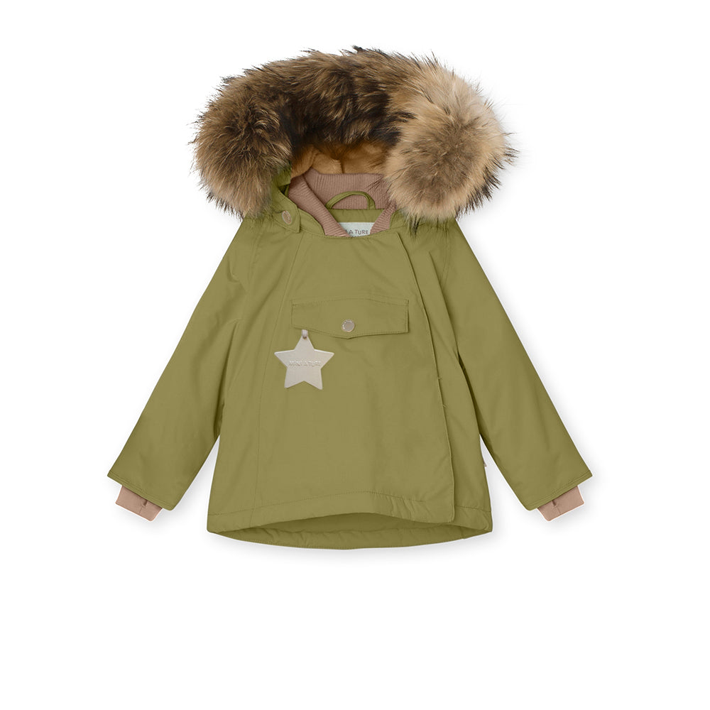 MATWANG fleece lined winter jacket fur. GRS