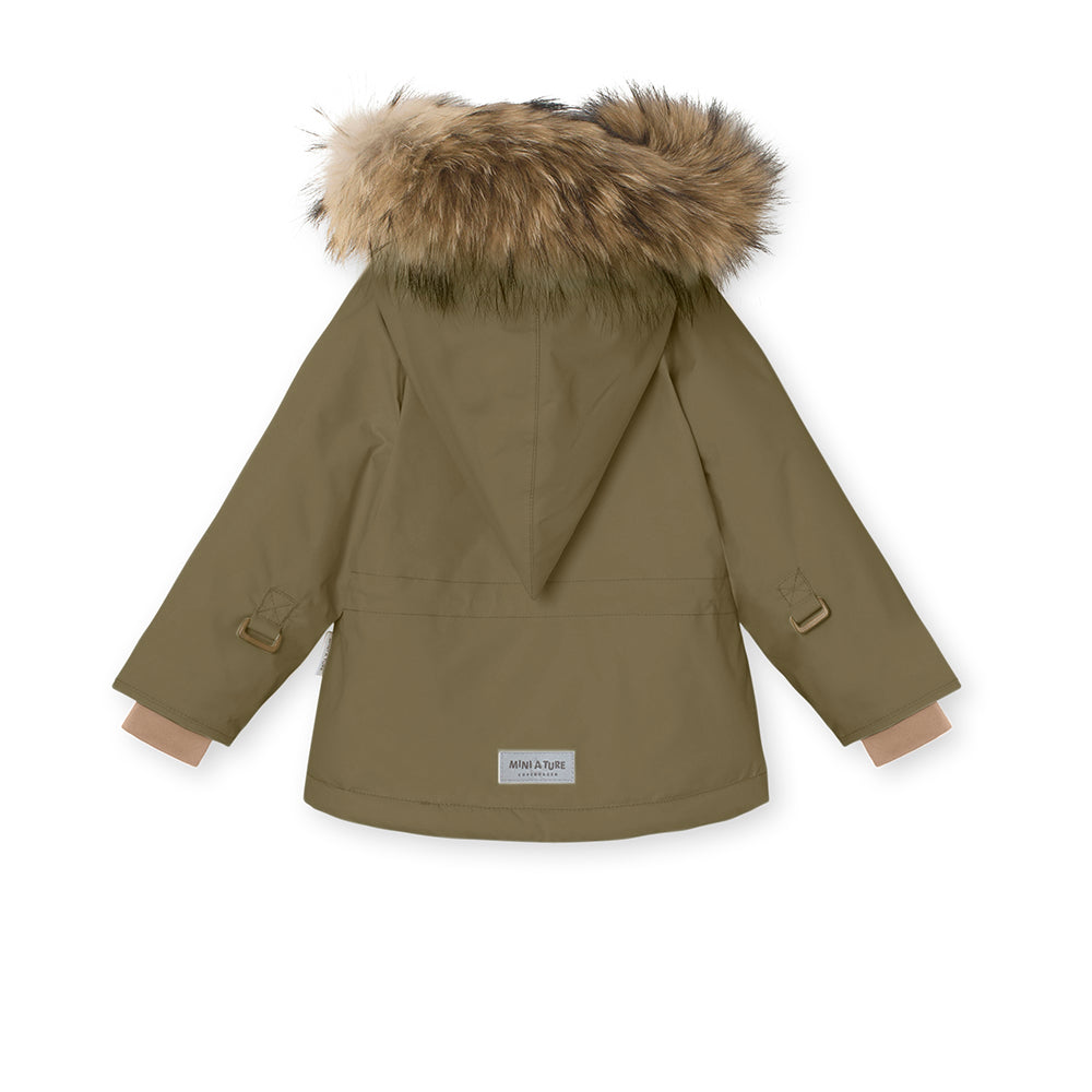 MATWANG fleece lined winter jacket fur. GRS
