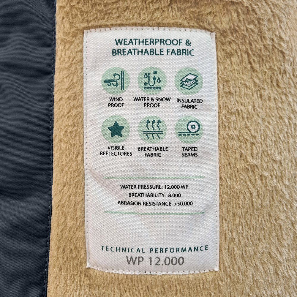 Vencasta fleece lined winter jacket fur. GRS