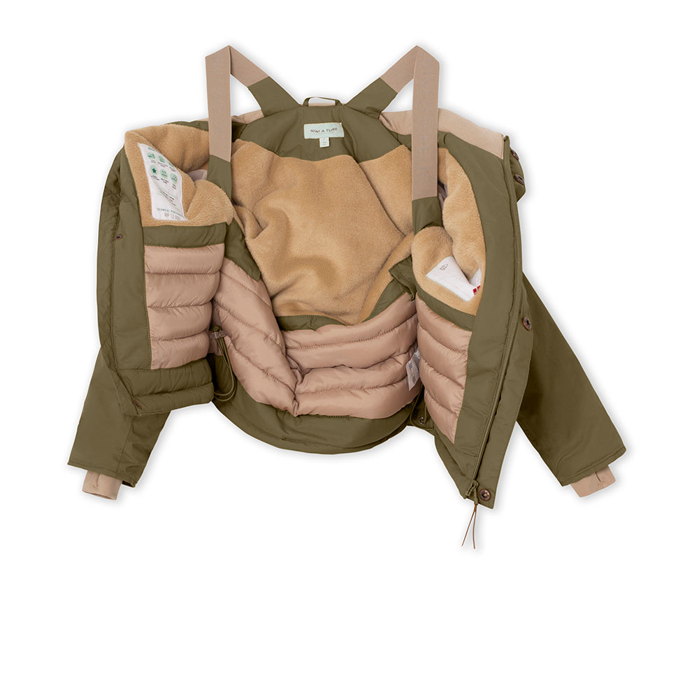 MATKASTORIO fleece lined winter jacket. GRS