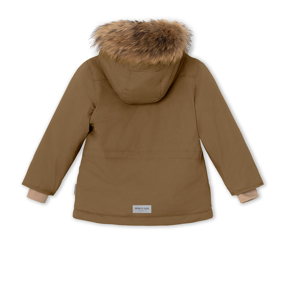 MATKASTORIO fleece lined winter jacket fur. GRS