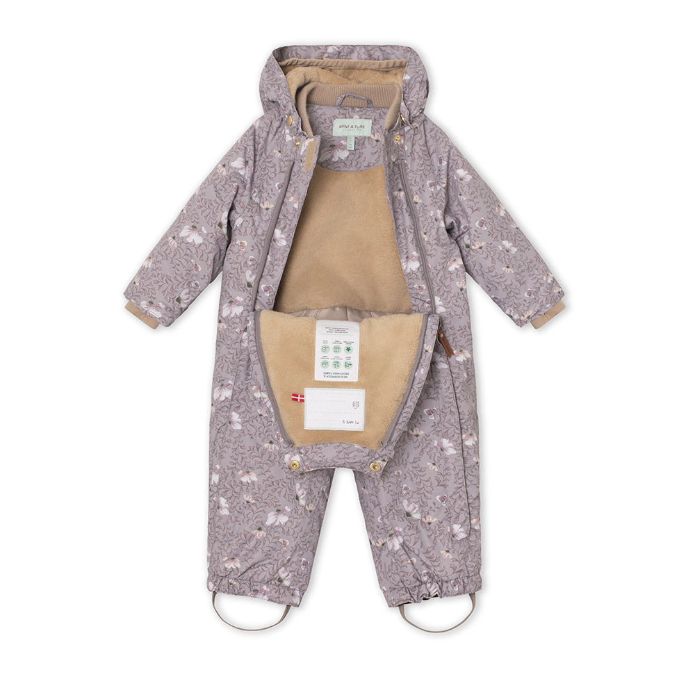Wistang printed fleece lined snowsuit. GRS