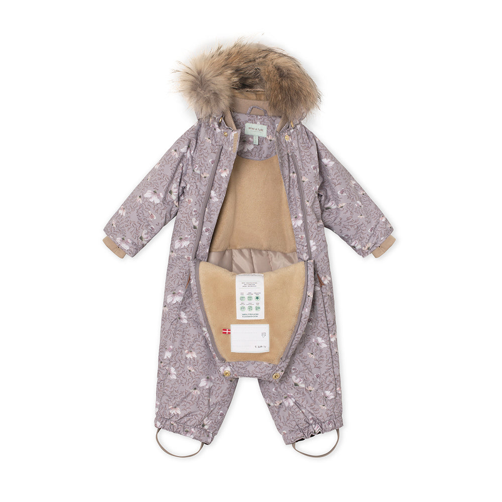 Wistang printed fleece lined snowsuit fur. GRS