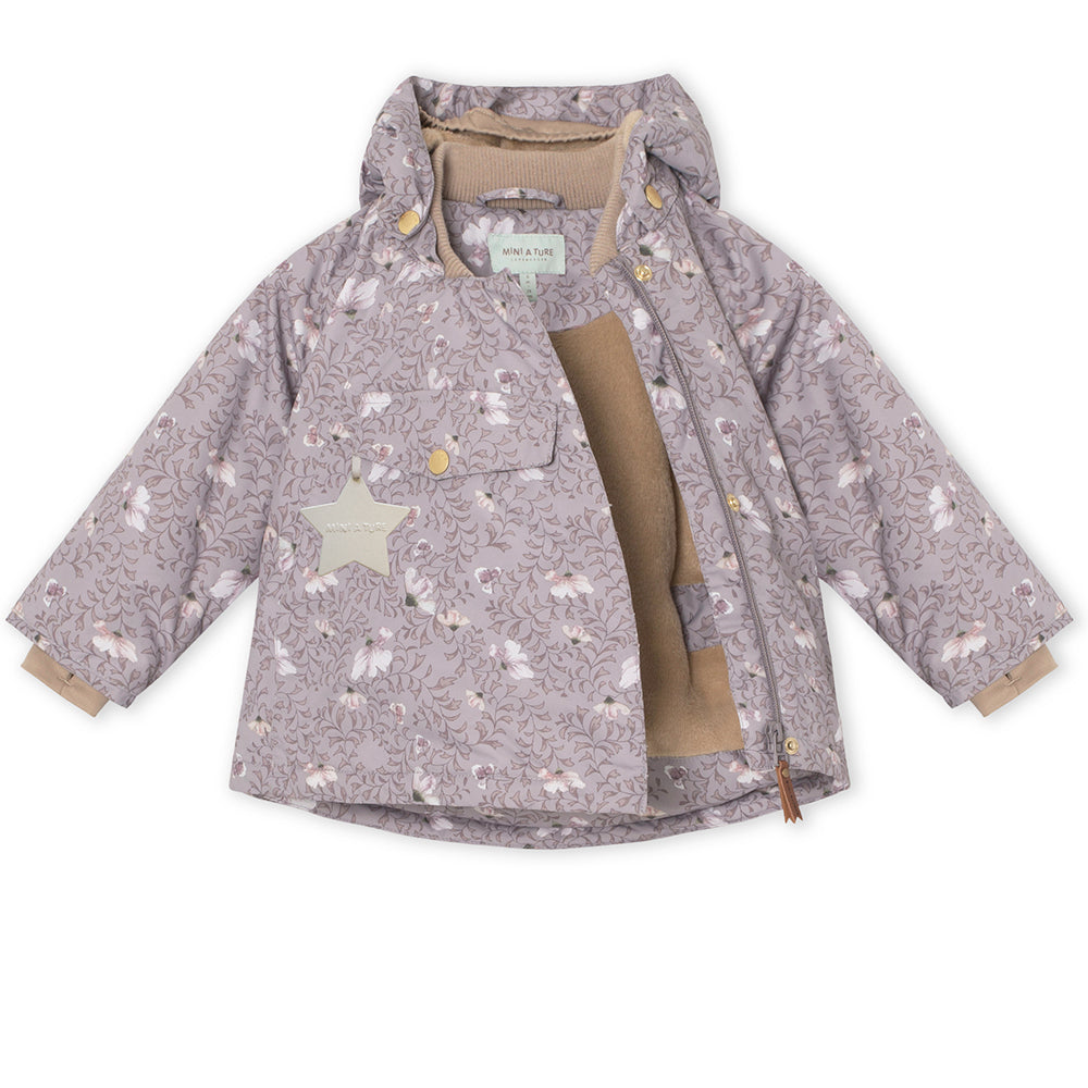 MATWANG printed fleece lined winter jacket. GRS