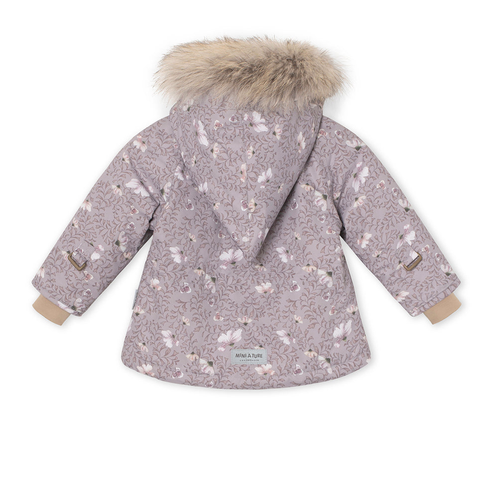 MATWANG printed fleece lined winter jacket fur. GRS