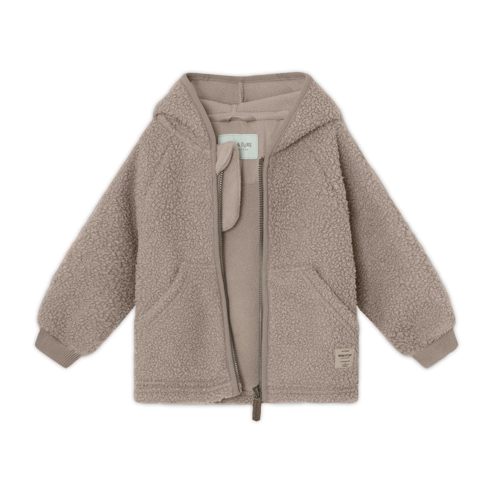 MATLIFF Jacke aus Teddyfleece. GRS