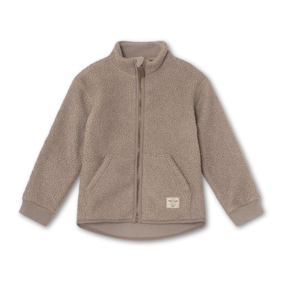 MATSALEH Jacke aus Teddyfleece. GRS