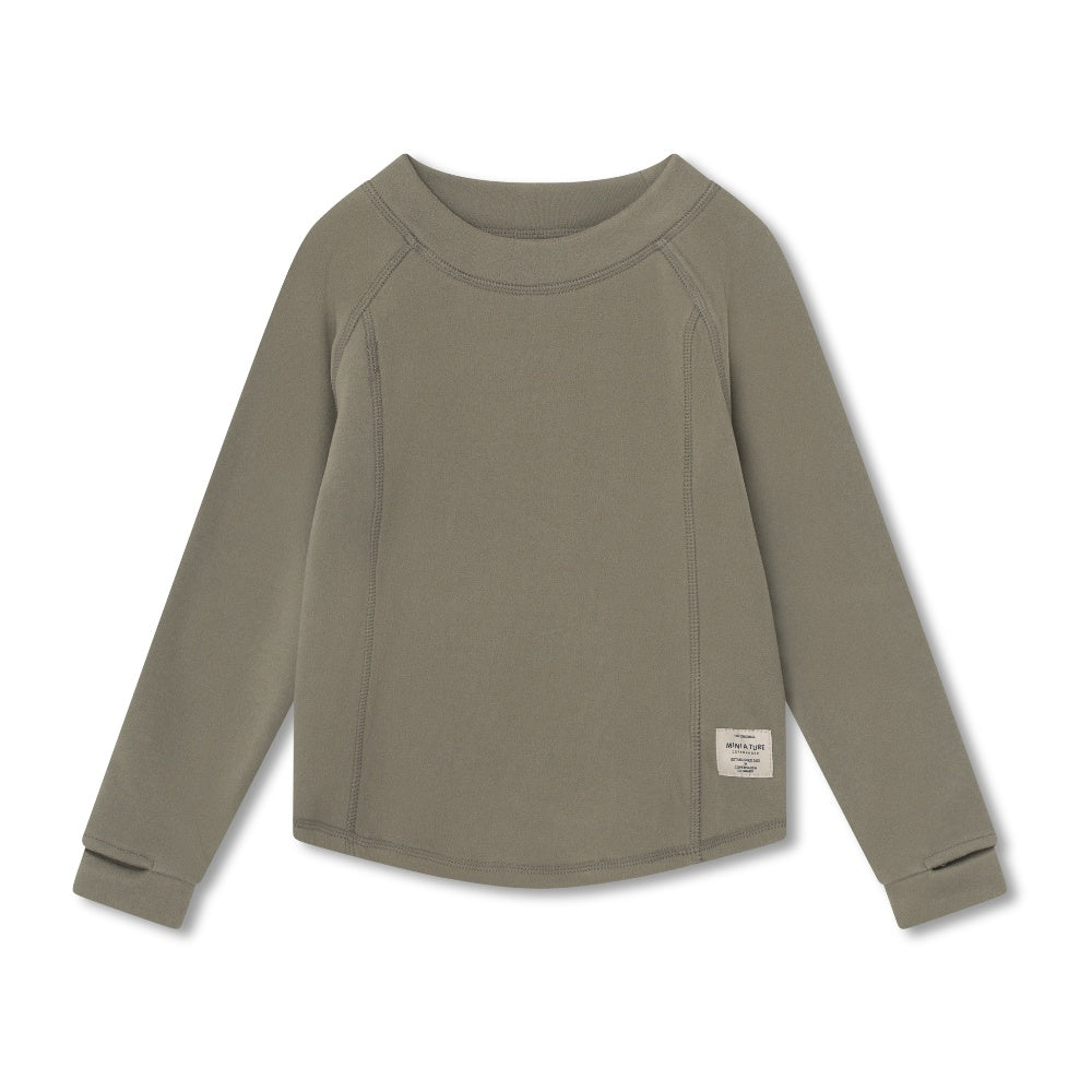 MATLENIE Langärmliges Fleeceshirt. GRS