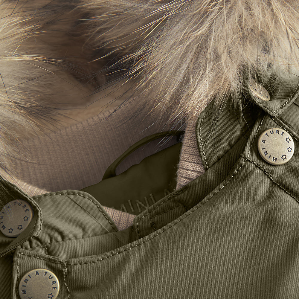 MATWISTI fleece lined snowsuit fur. GRS