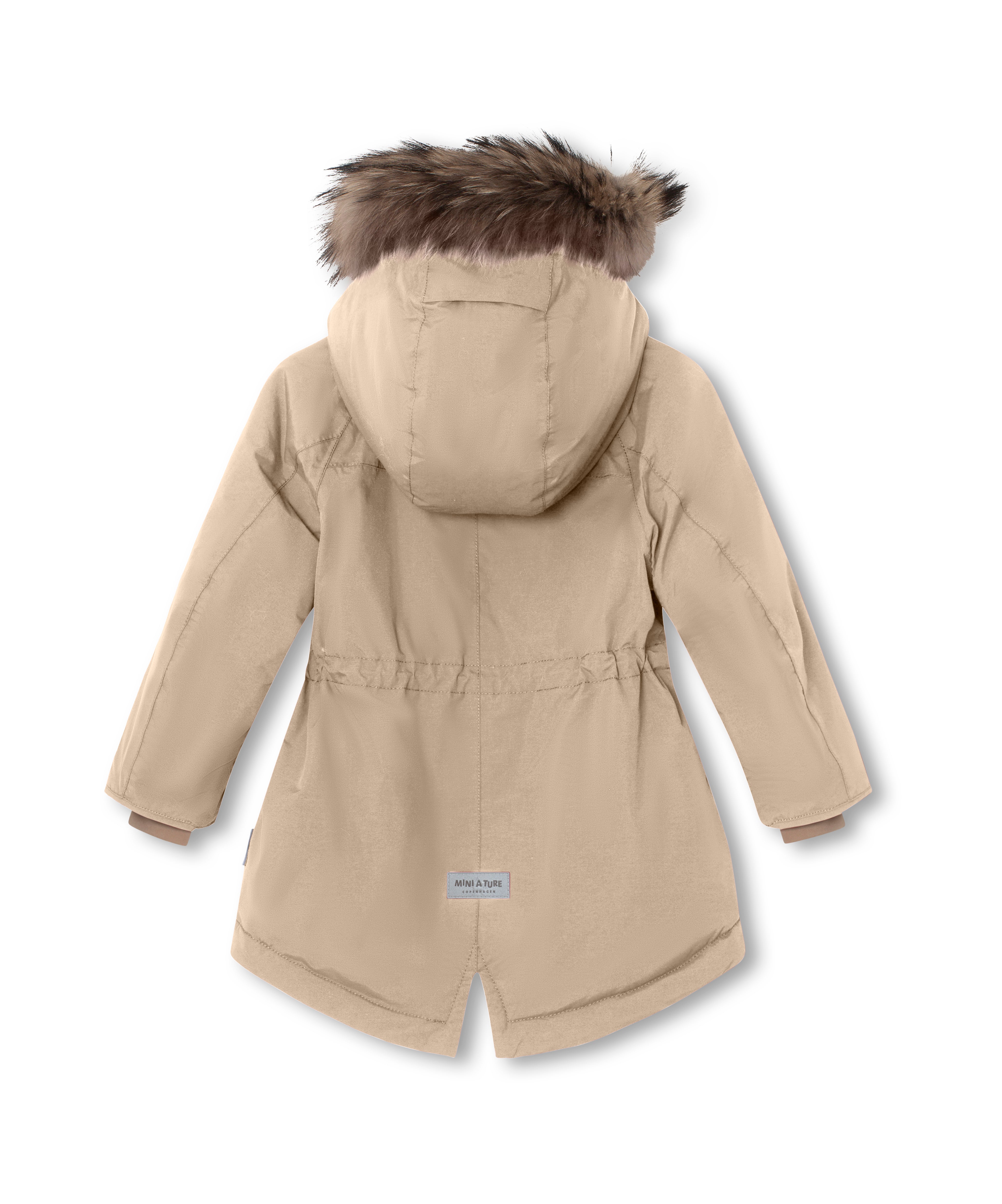 MATVIKANIA Winterjacke mit Fleecefutter und Fellbesatz. GRS