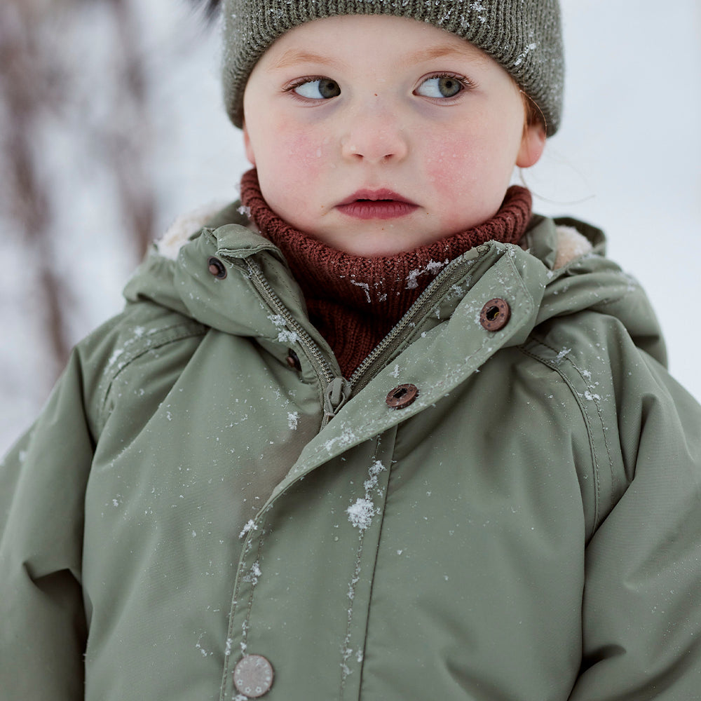 MATWANNI fleece lined snowsuit. GRS