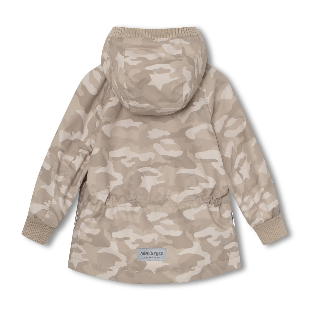 MATWALLY fleece lined printet spring jacket.GRS