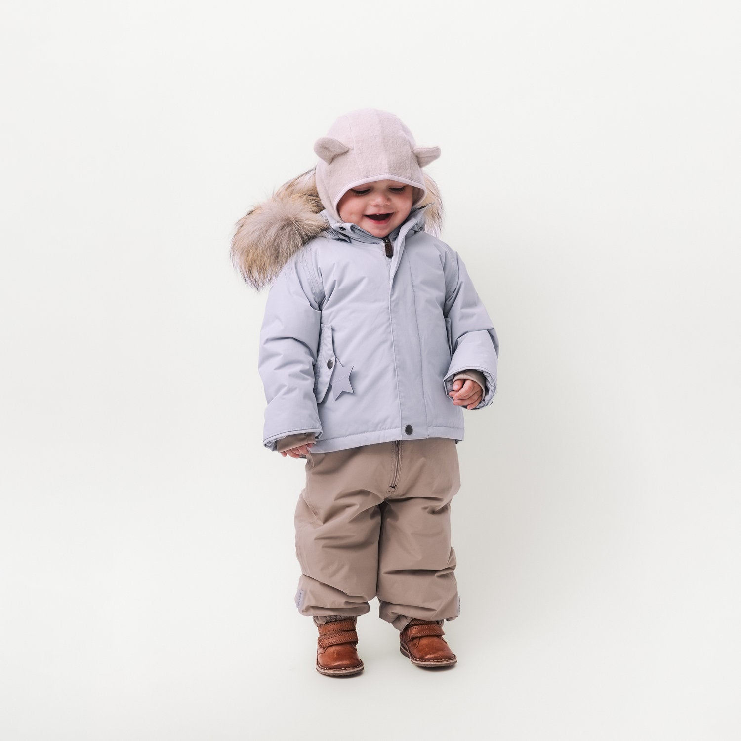 MATJIA wool fleece elephant hood. RWS