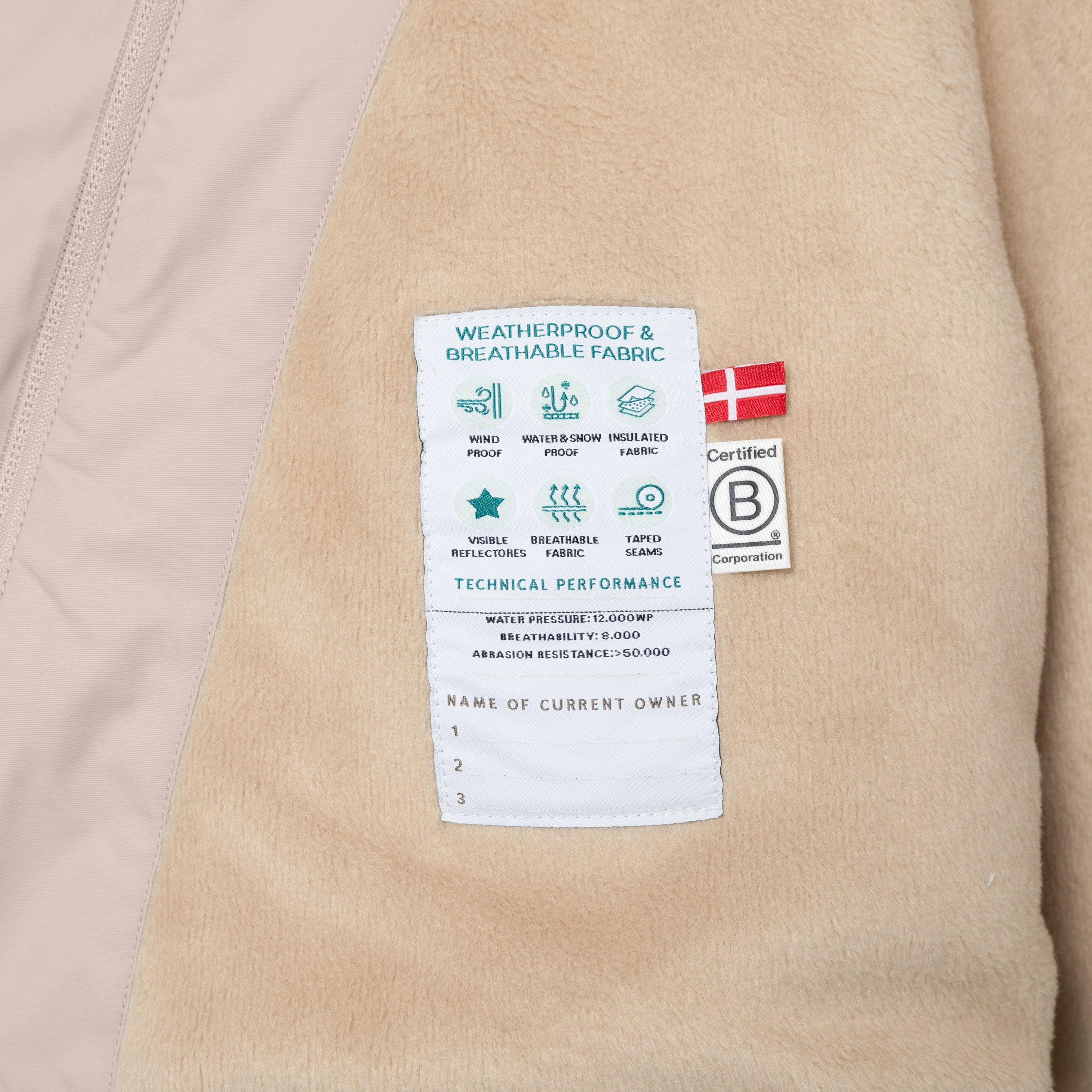 MATWANG fleece lined winter jacket. GRS