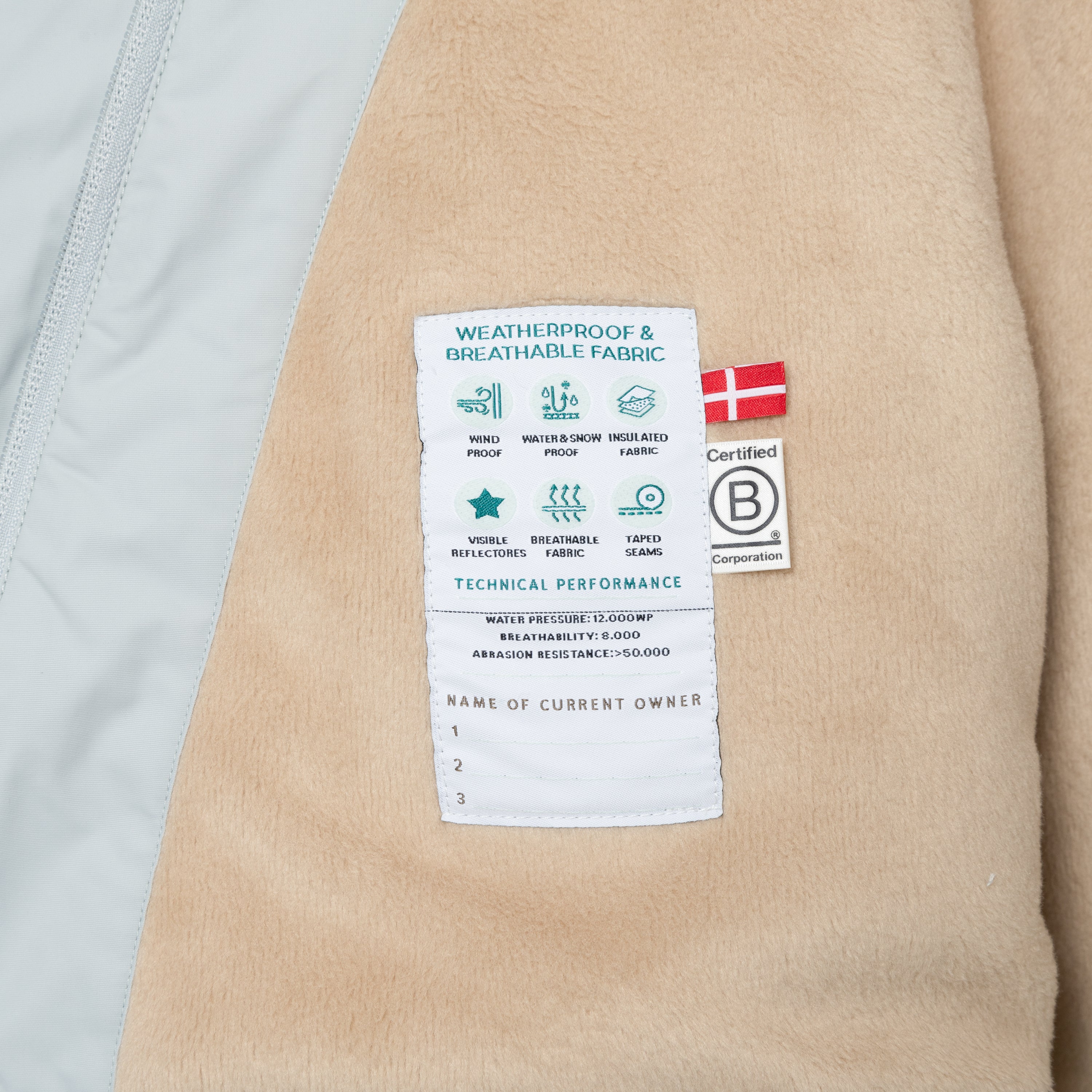 MATWANG fleece lined winter jacket. GRS