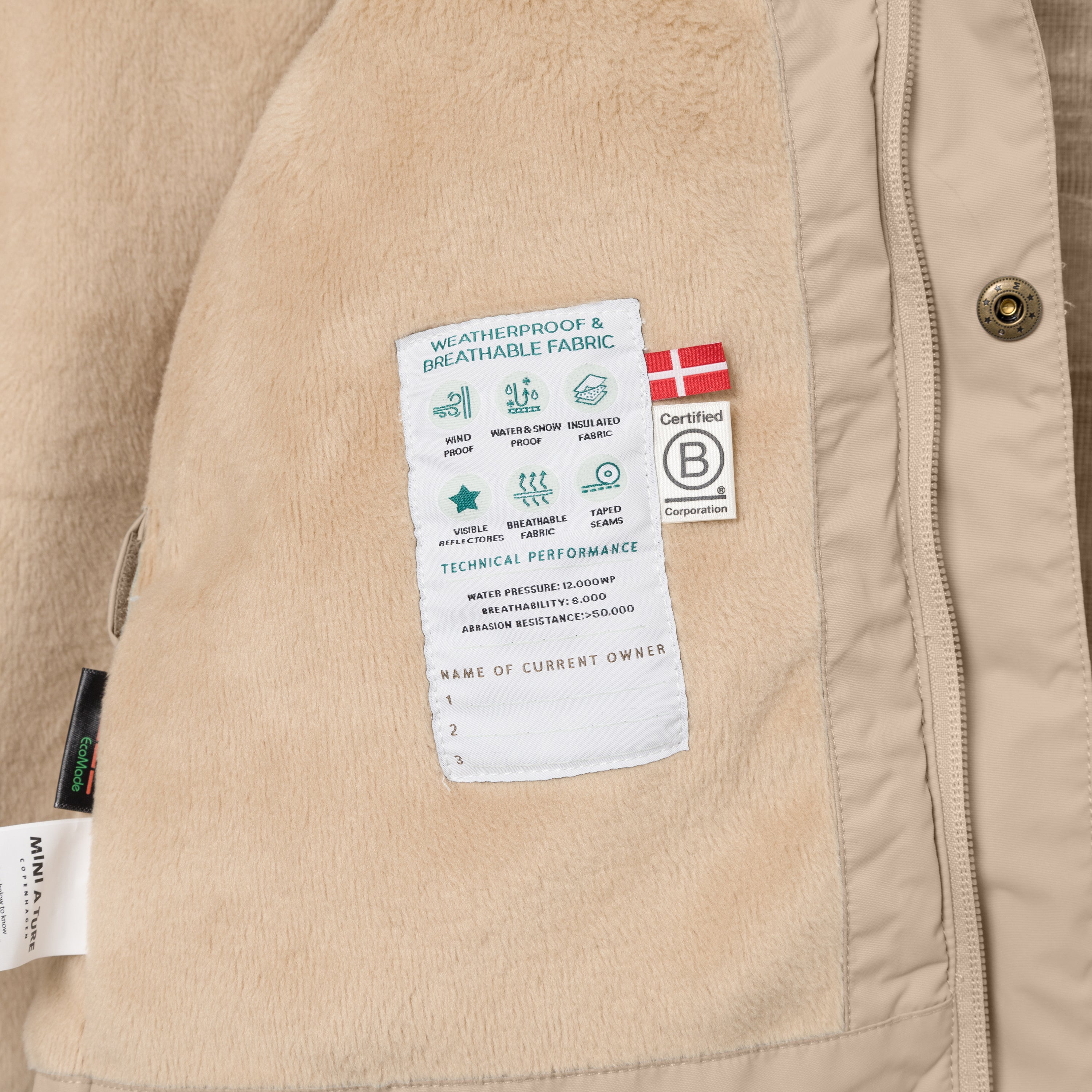 MATWALLY fleece lined winter jacket. GRS