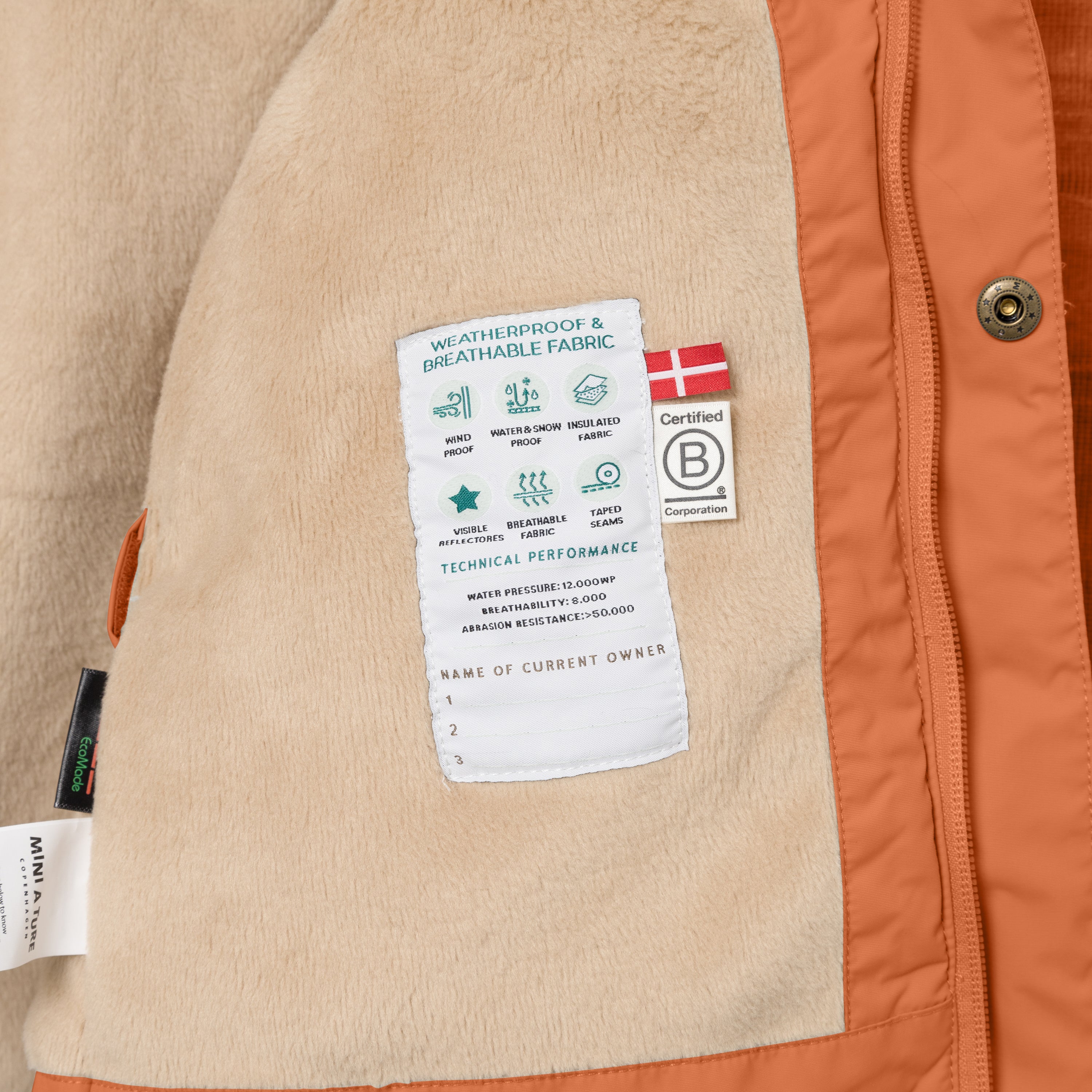 MATWALLY fleece lined winter jacket. GRS