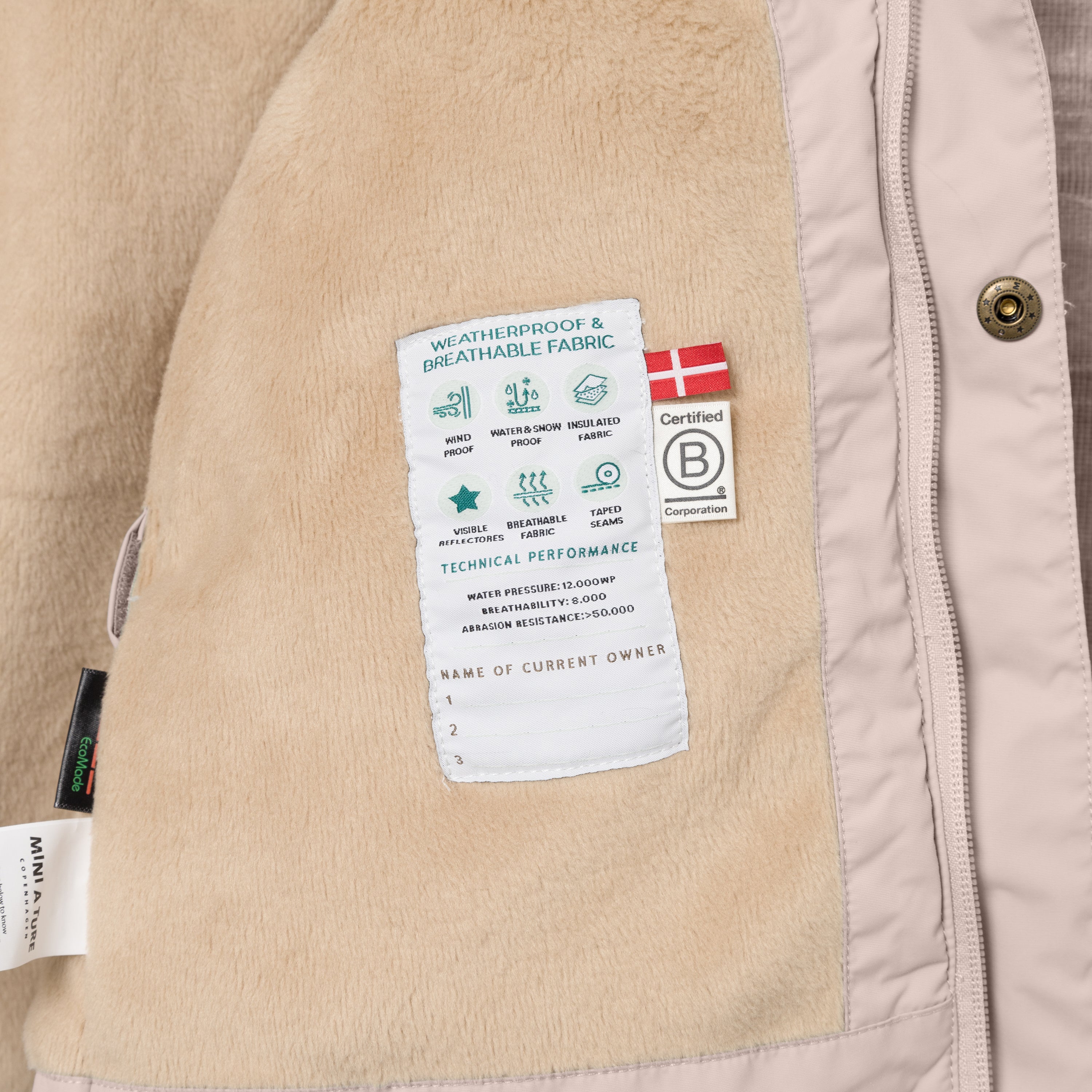 MATWALLY fleece lined winter jacket. GRS