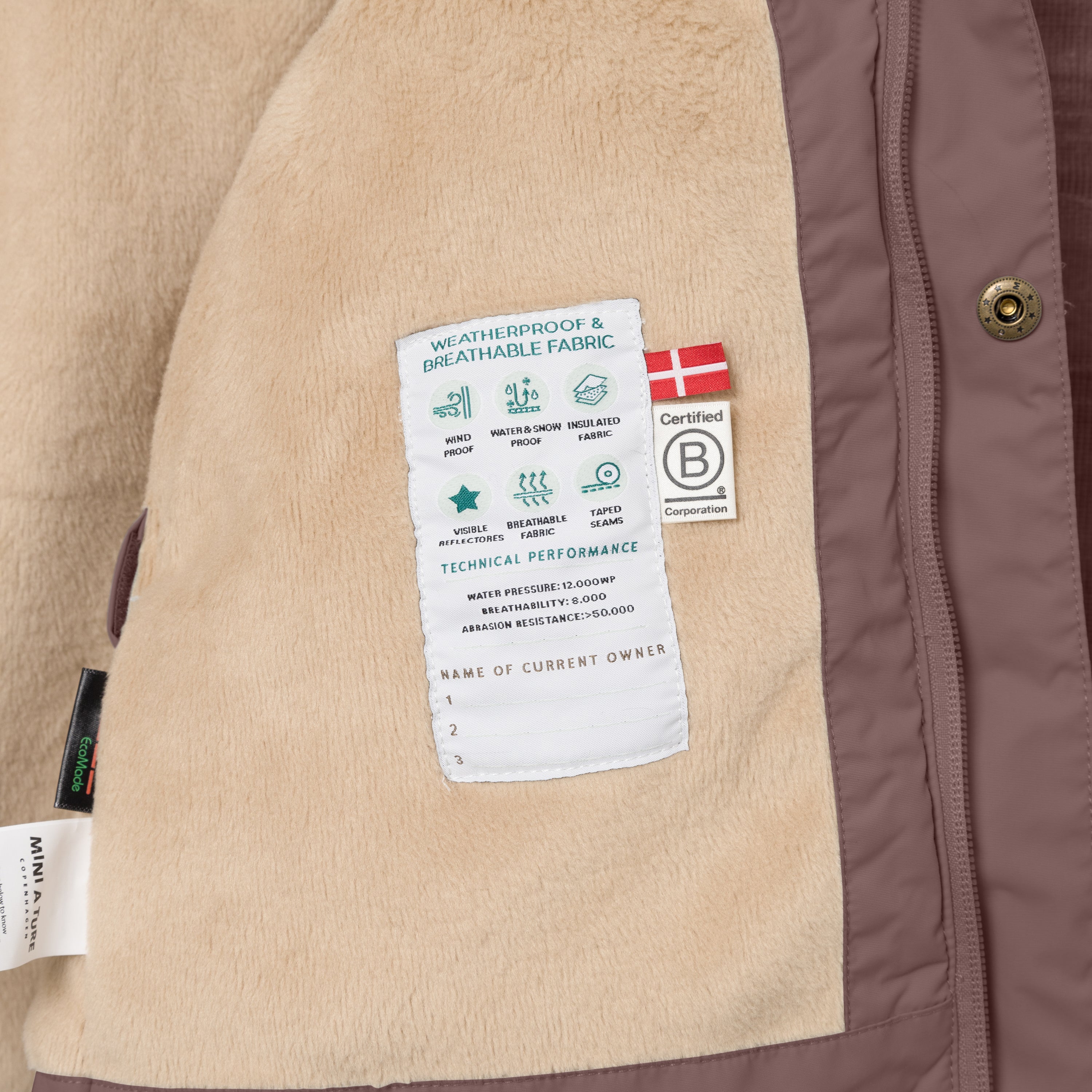 MATWALLY fleece lined winter jacket. GRS