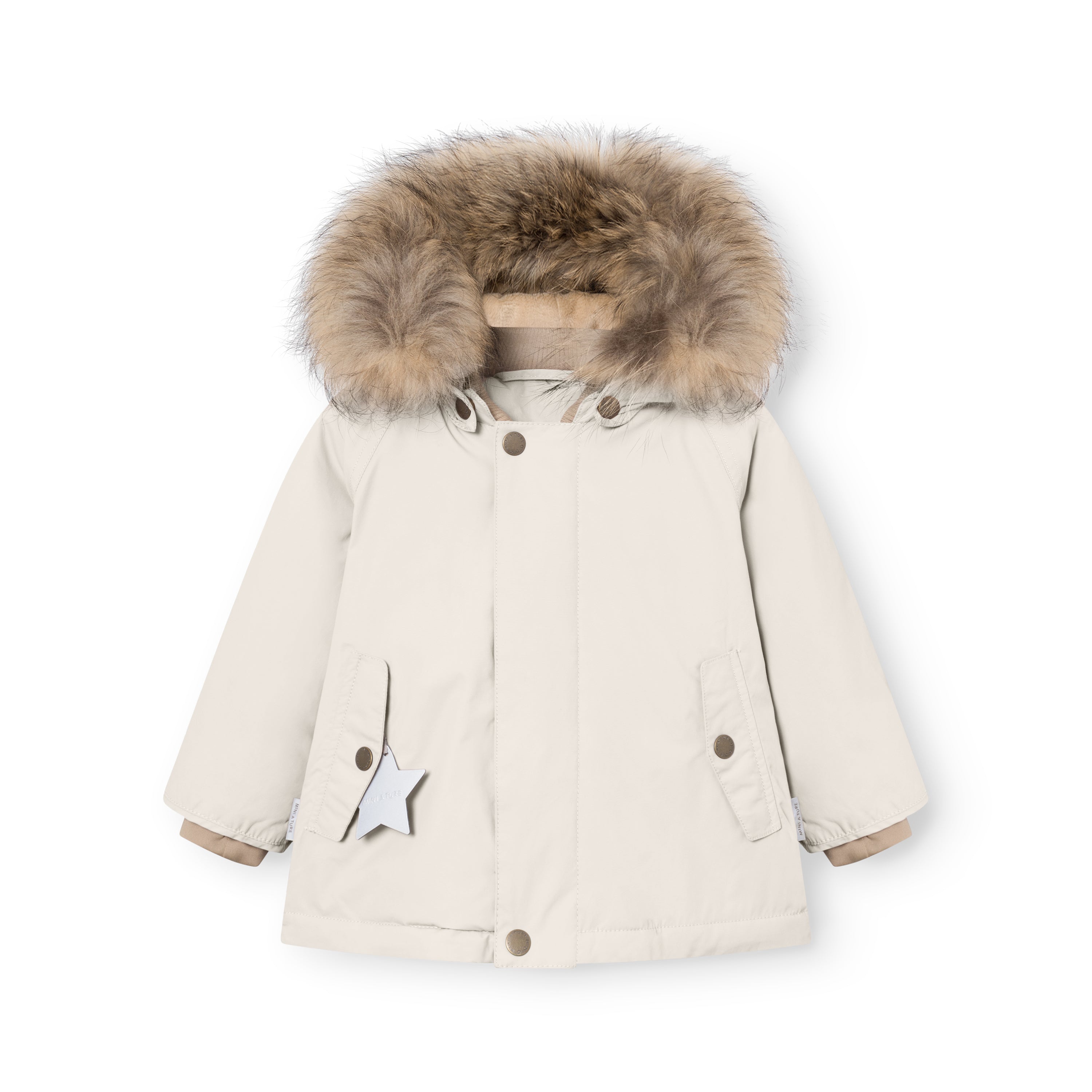 MATWALLY Winterjacke mit Fleecefutter und Fell. GRS