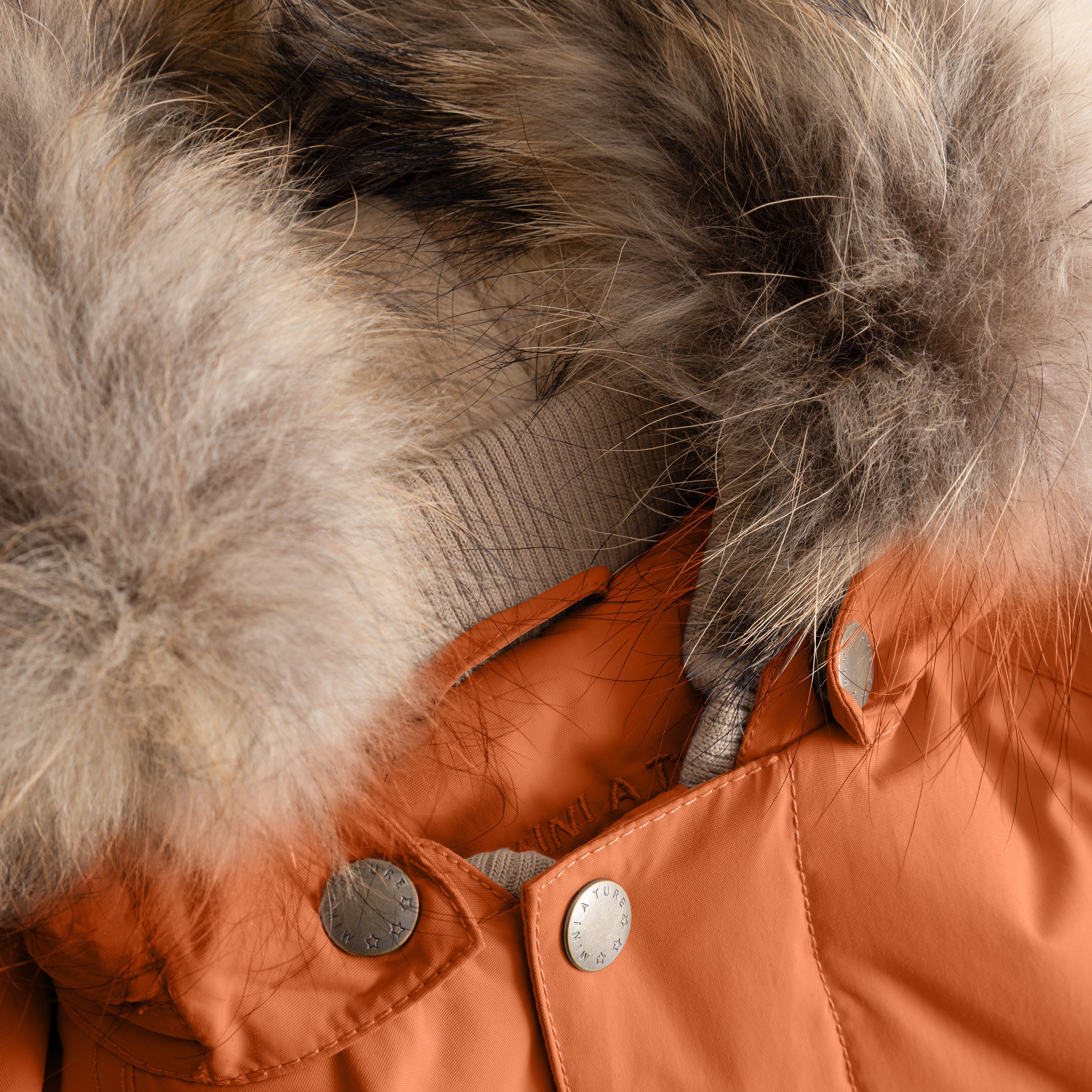 MATWALLY Winterjacke mit Fleecefutter und Fell. GRS