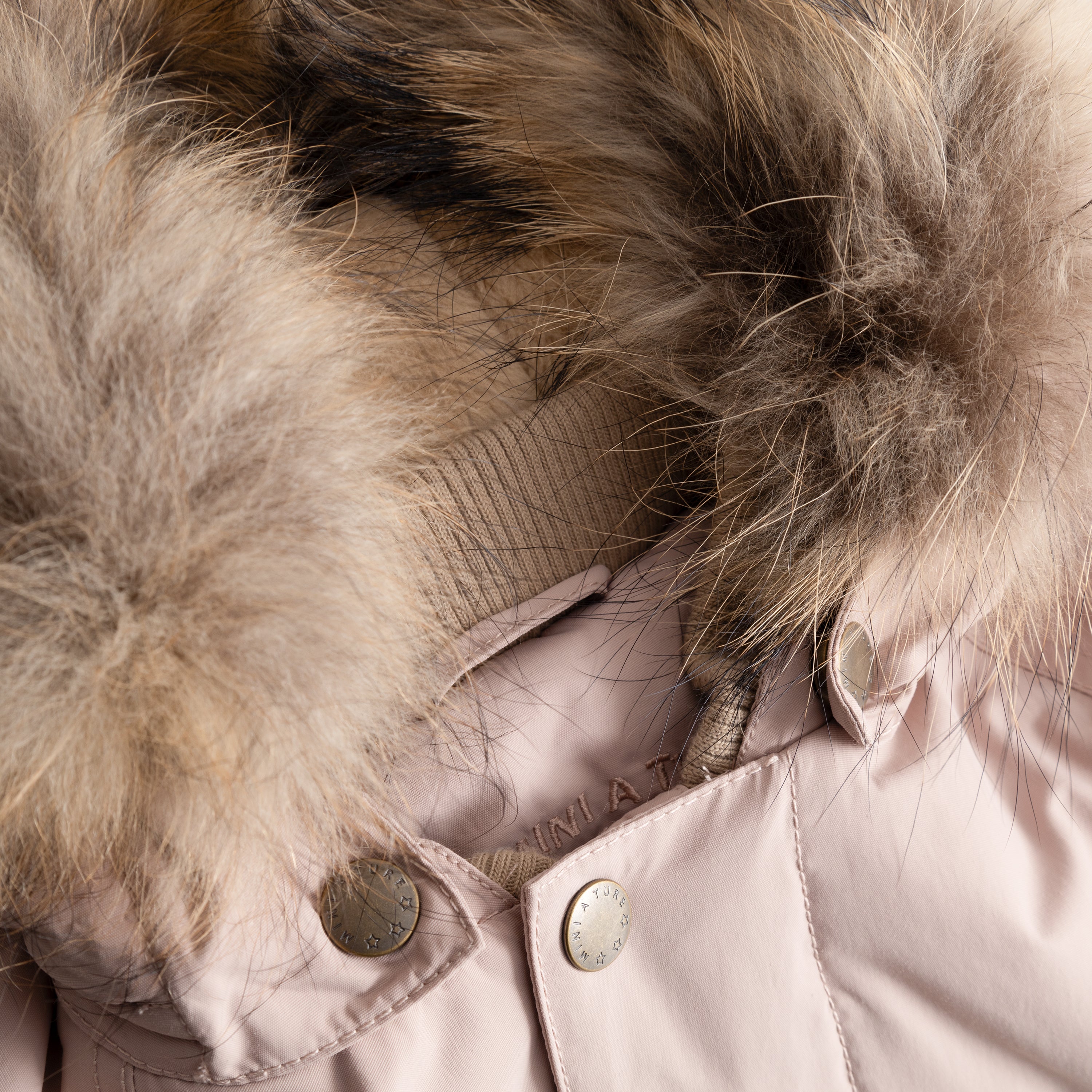 MATWALLY Winterjacke mit Fleecefutter und Fell. GRS