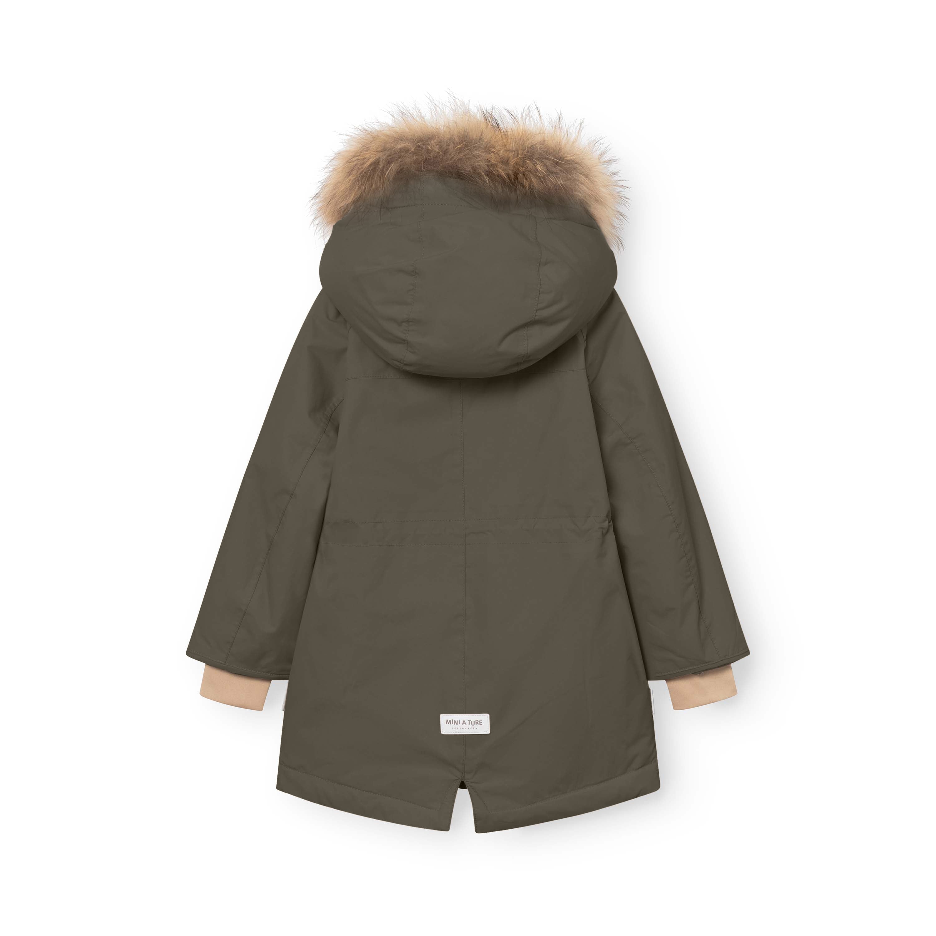 MATVIKANIA Winterjacke mit Fleecefutter und Fell. GRS