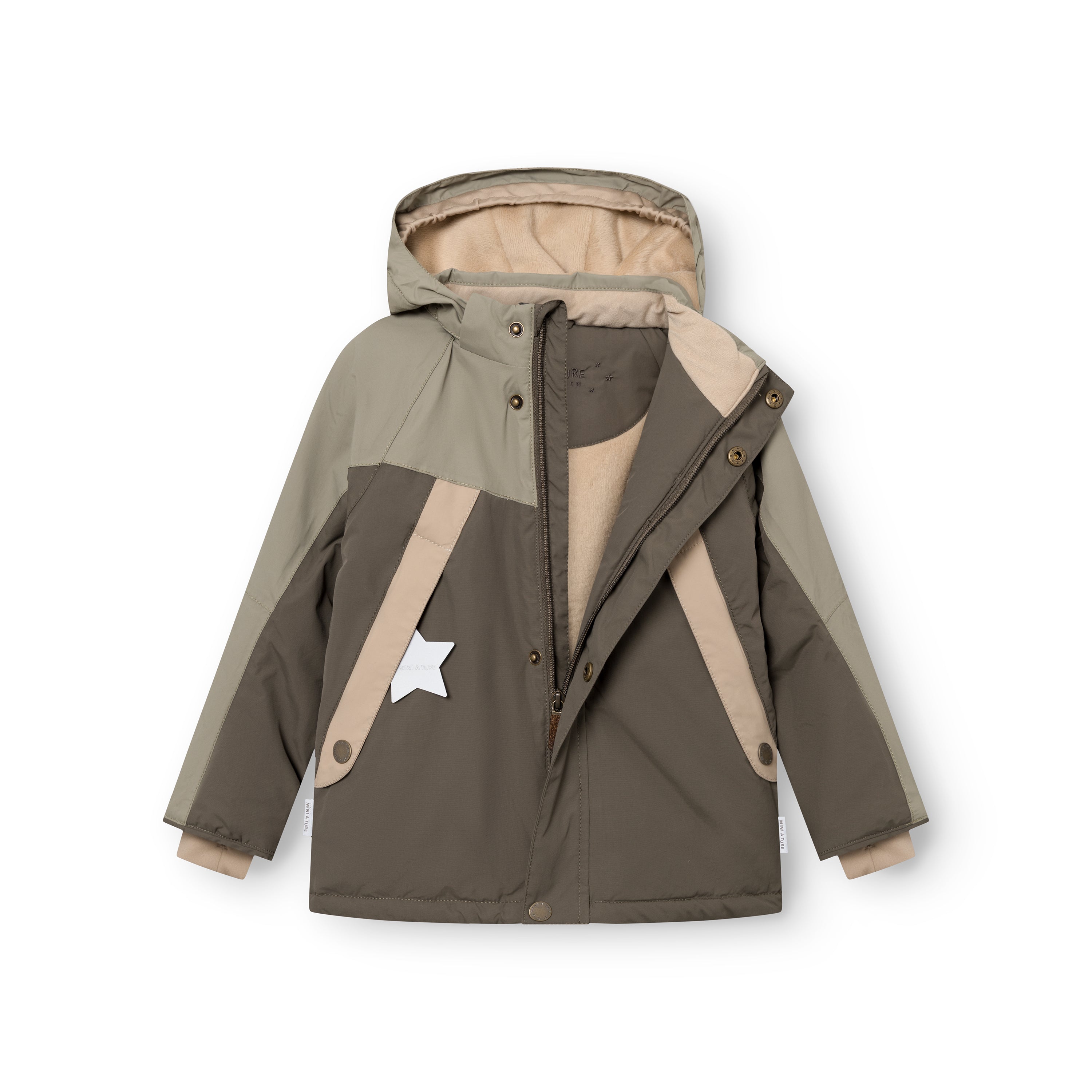 MATVALONSO fleece lined ski jacket. GRS