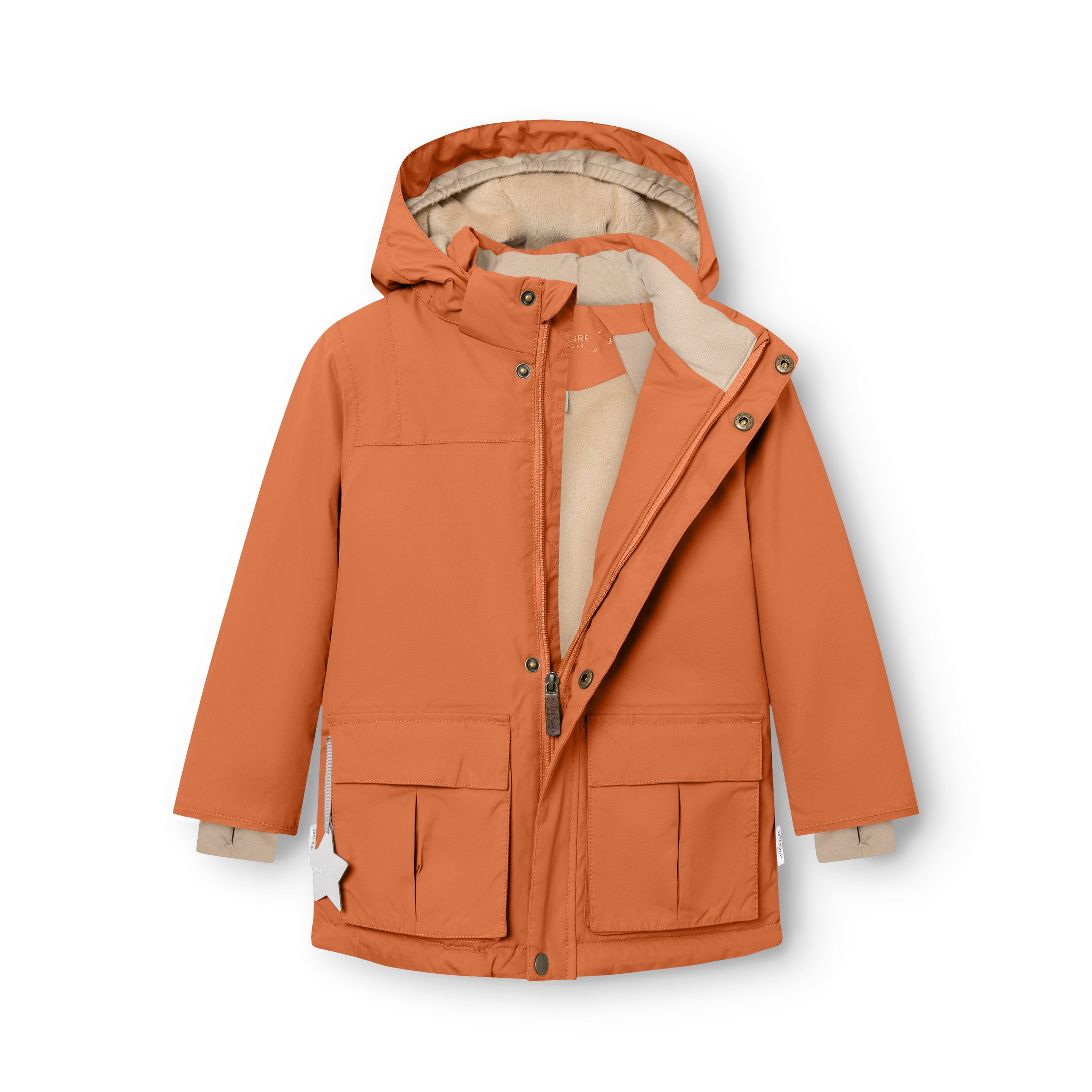 MATKASTORIO fleece lined winter jacket. GRS
