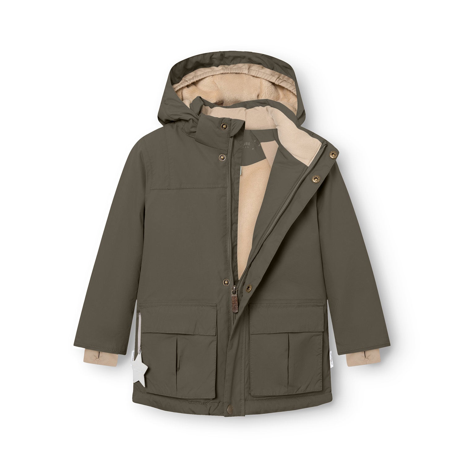 MATKASTORIO fleece lined winter jacket. GRS