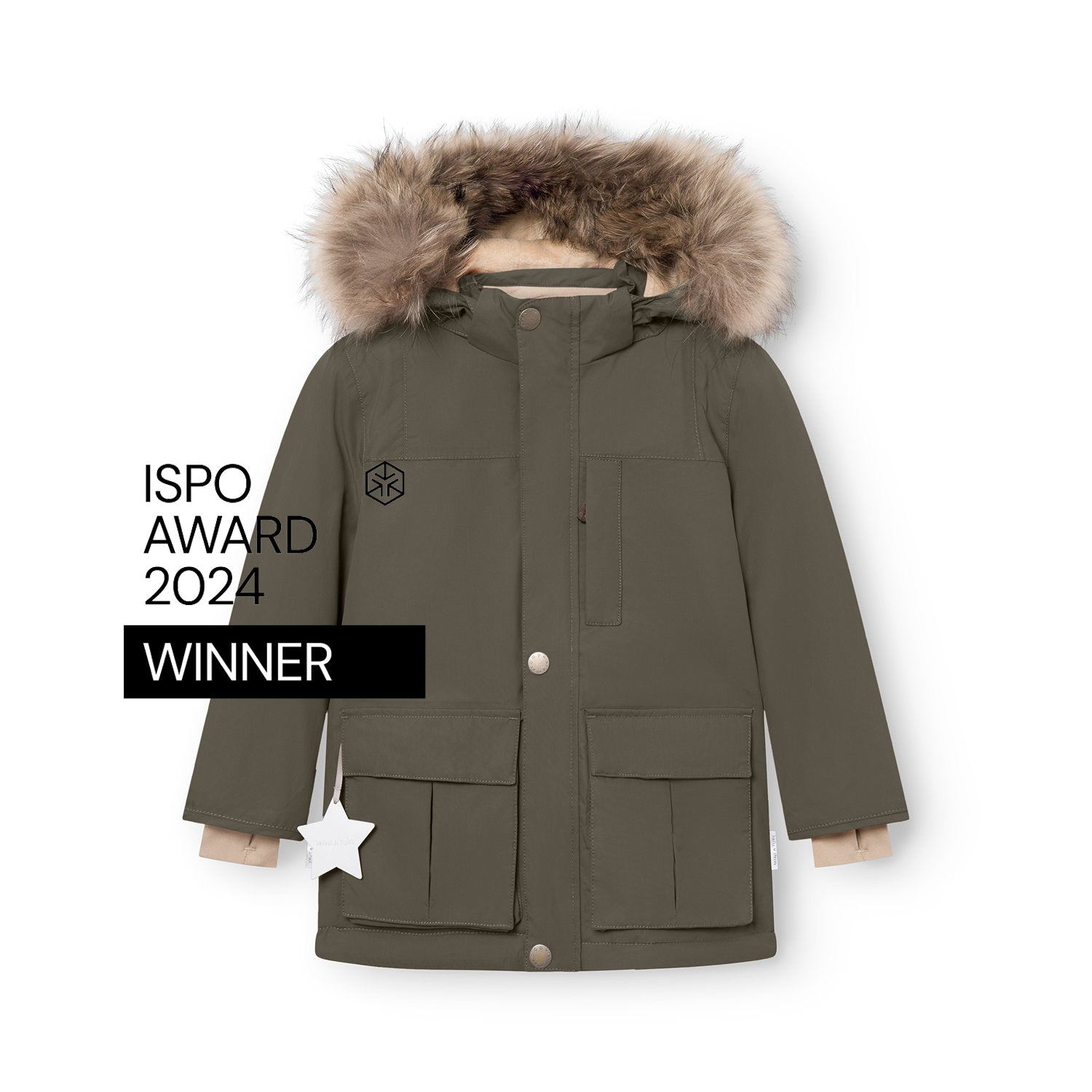 MATKASTORIO fleece lined winter jacket fur. GRS