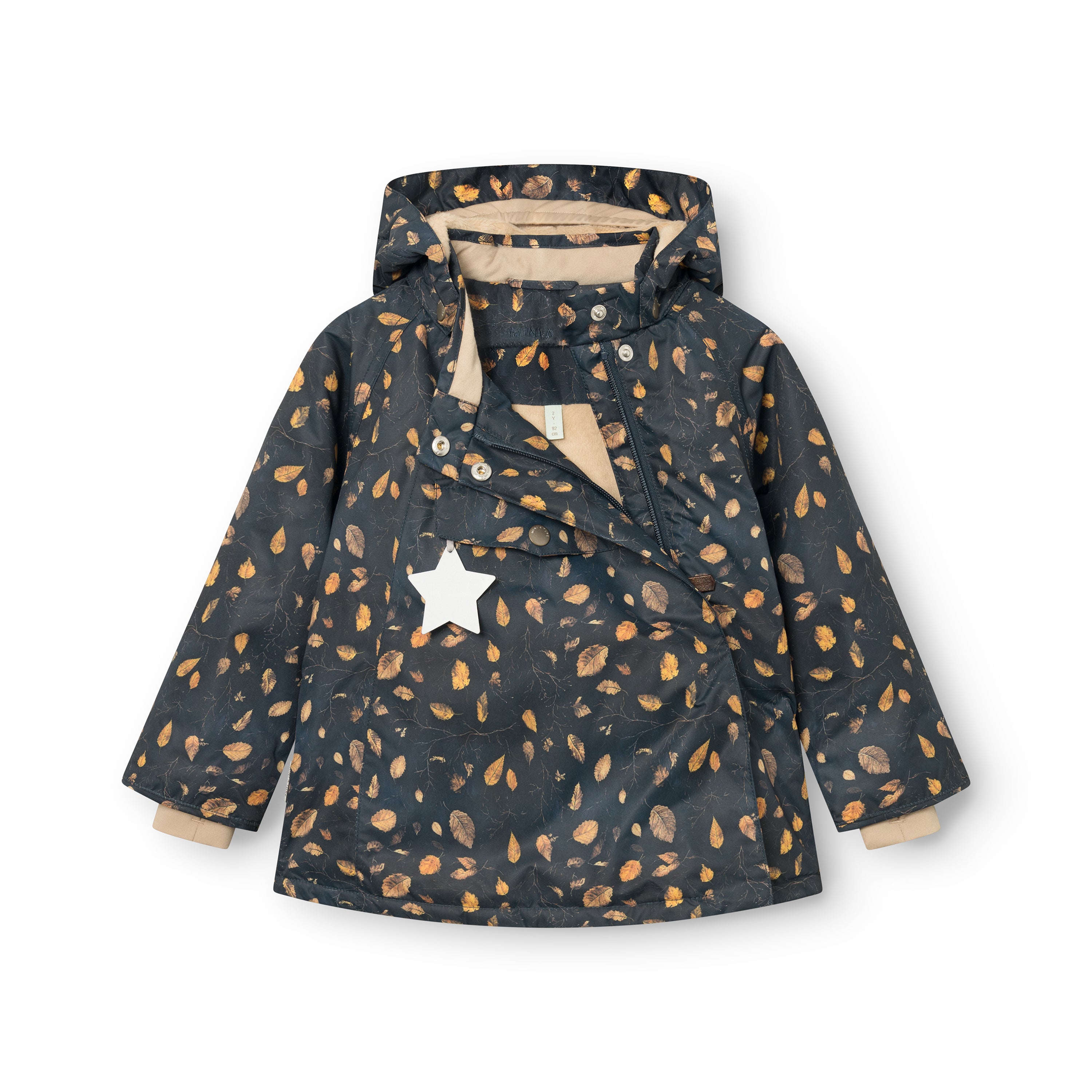 MATWANG Winterjacke mit Fleecefutter. GRS