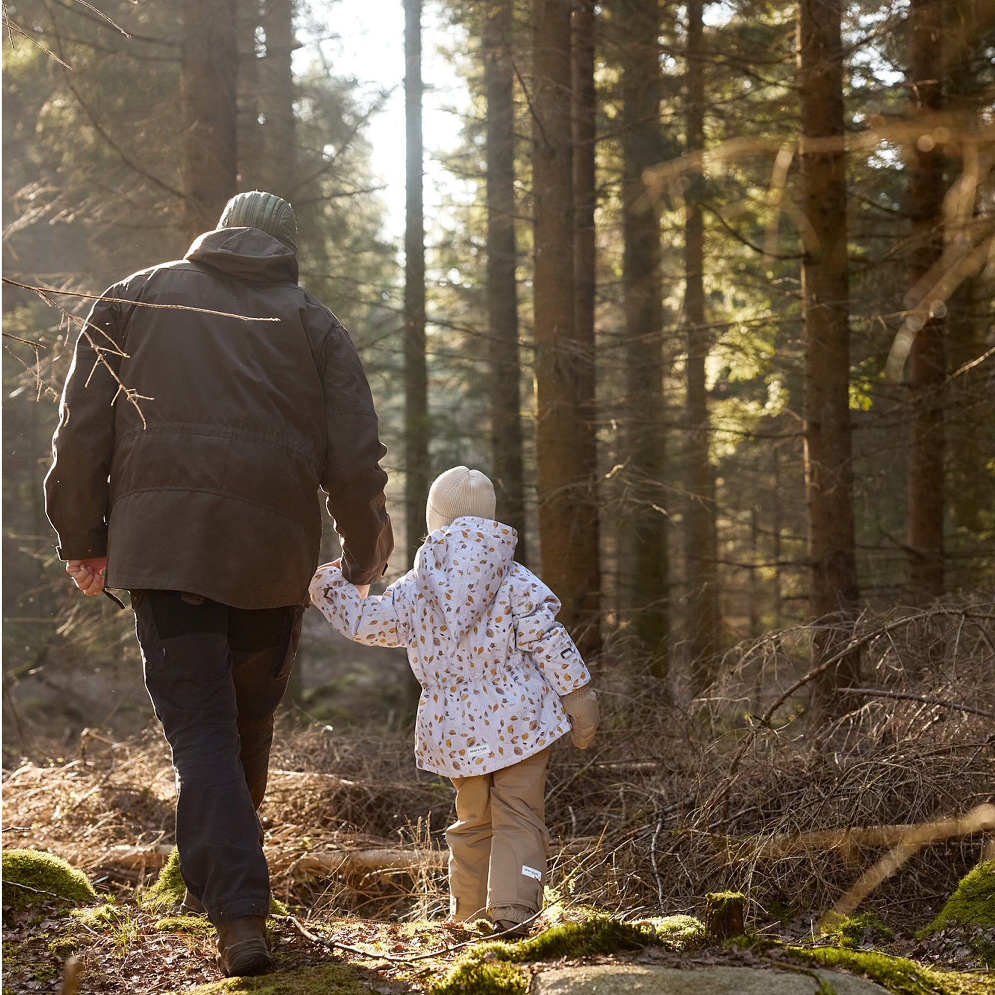 MATWANG Winterjacke mit Fleecefutter. GRS