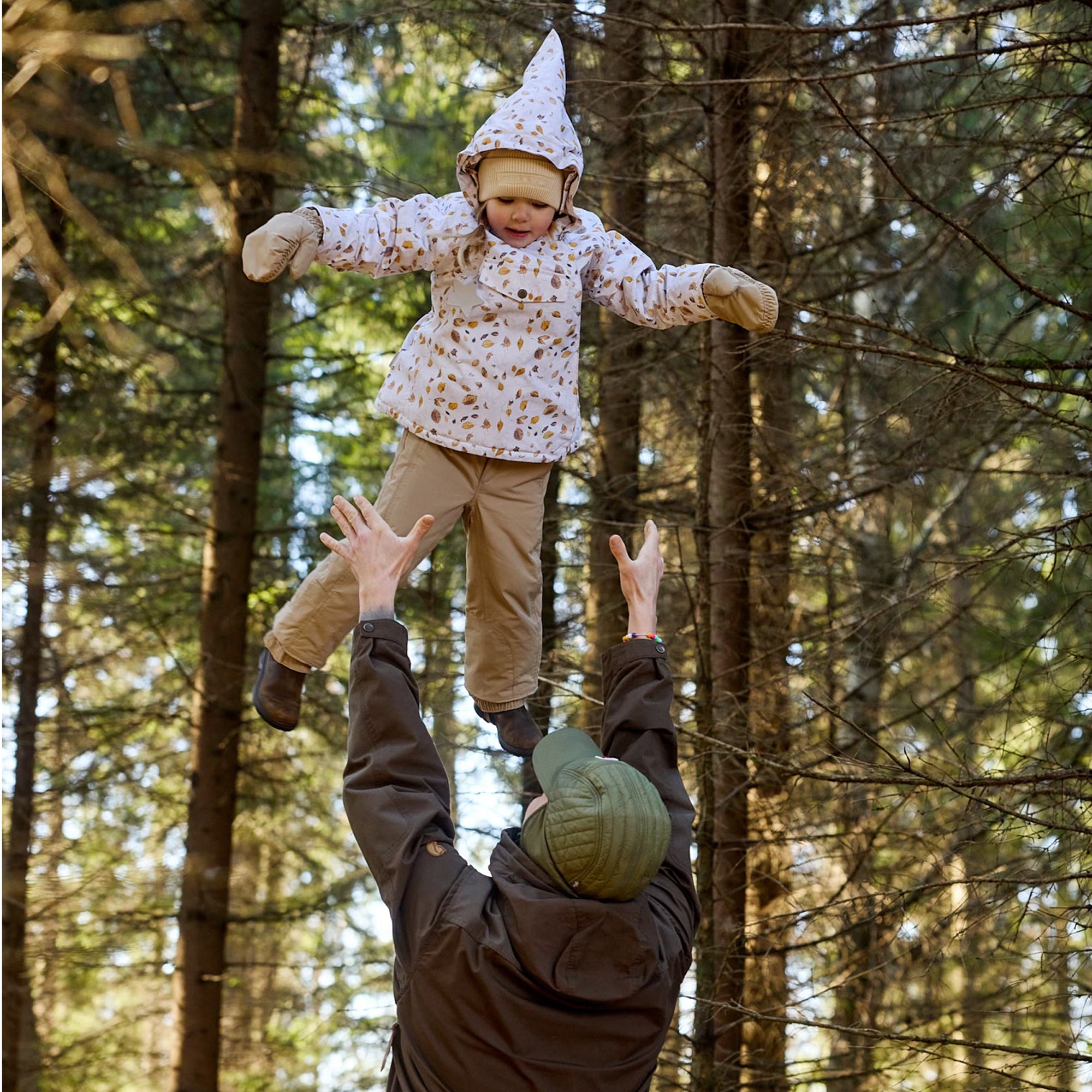 MATWANG Winterjacke mit Fleecefutter. GRS