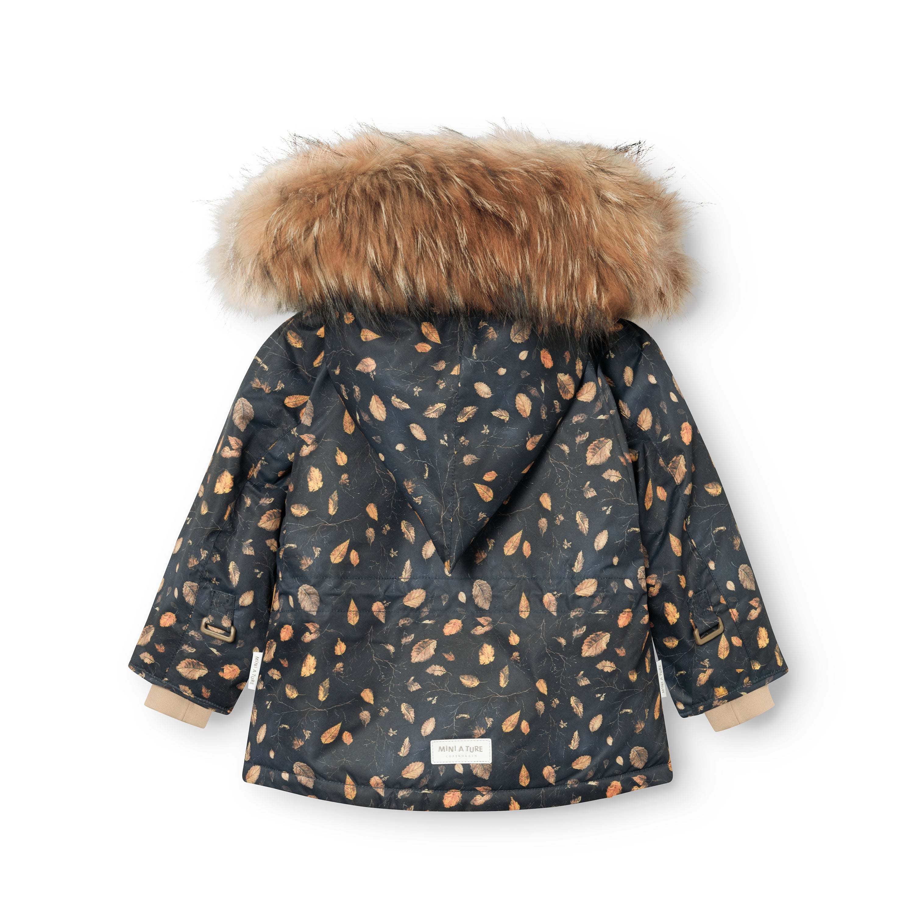 MATWANG Winterjacke mit Fleecefutter und Fell. GRS