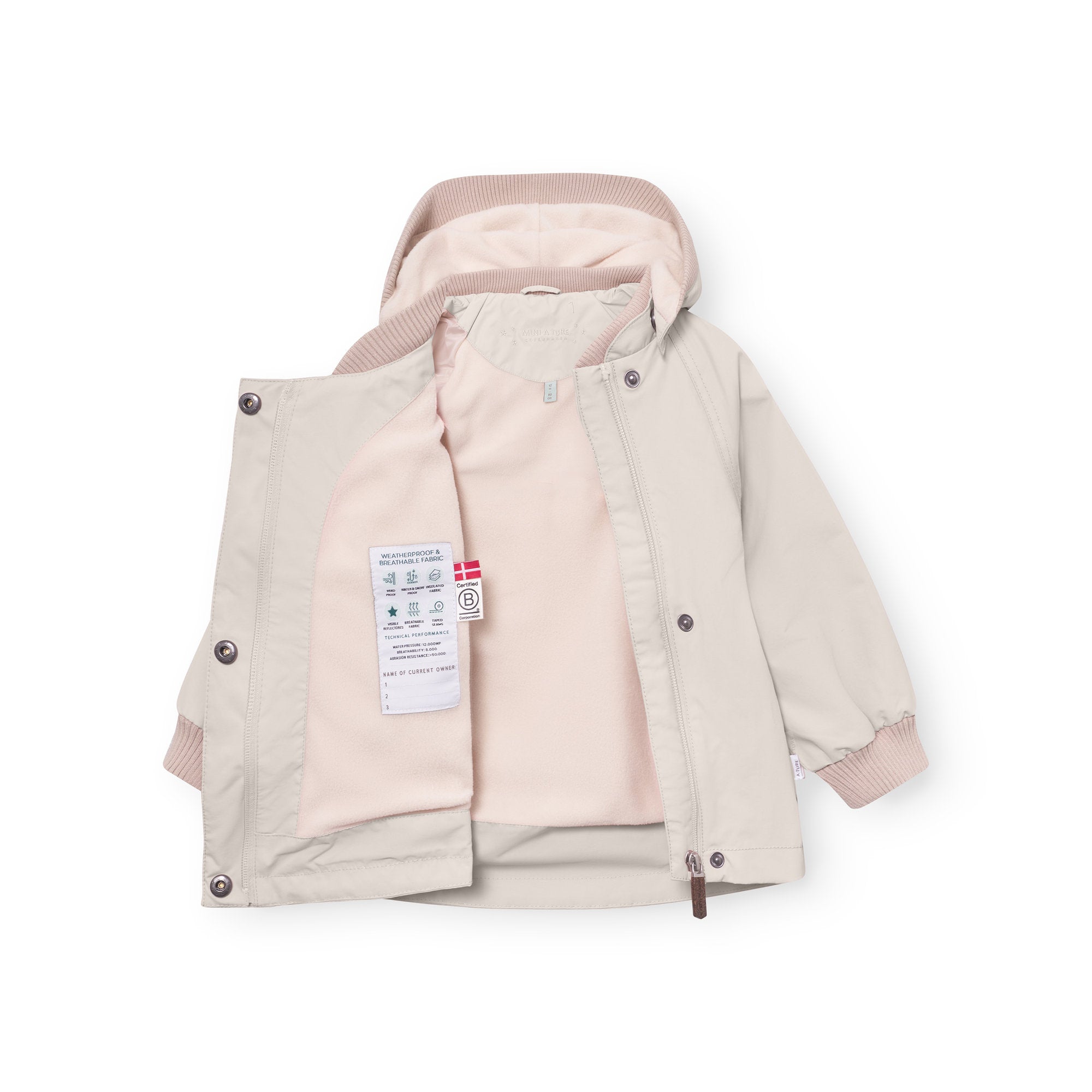 MATWAI fleece lined jacket. GRS