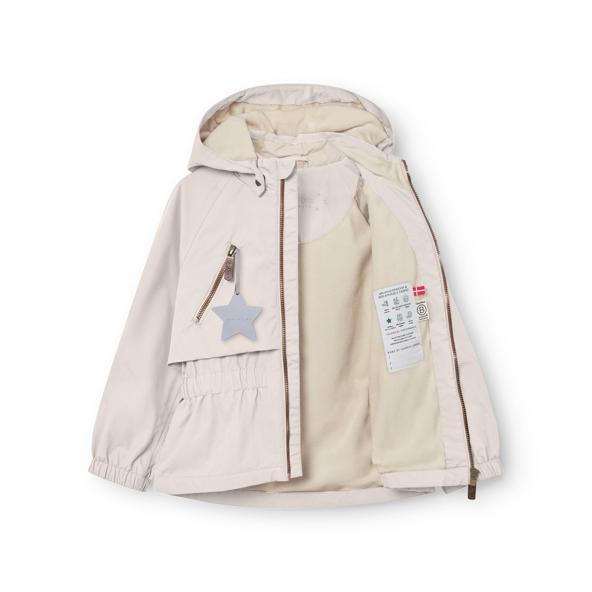 MATALGEA fleece lined jacket. GRS