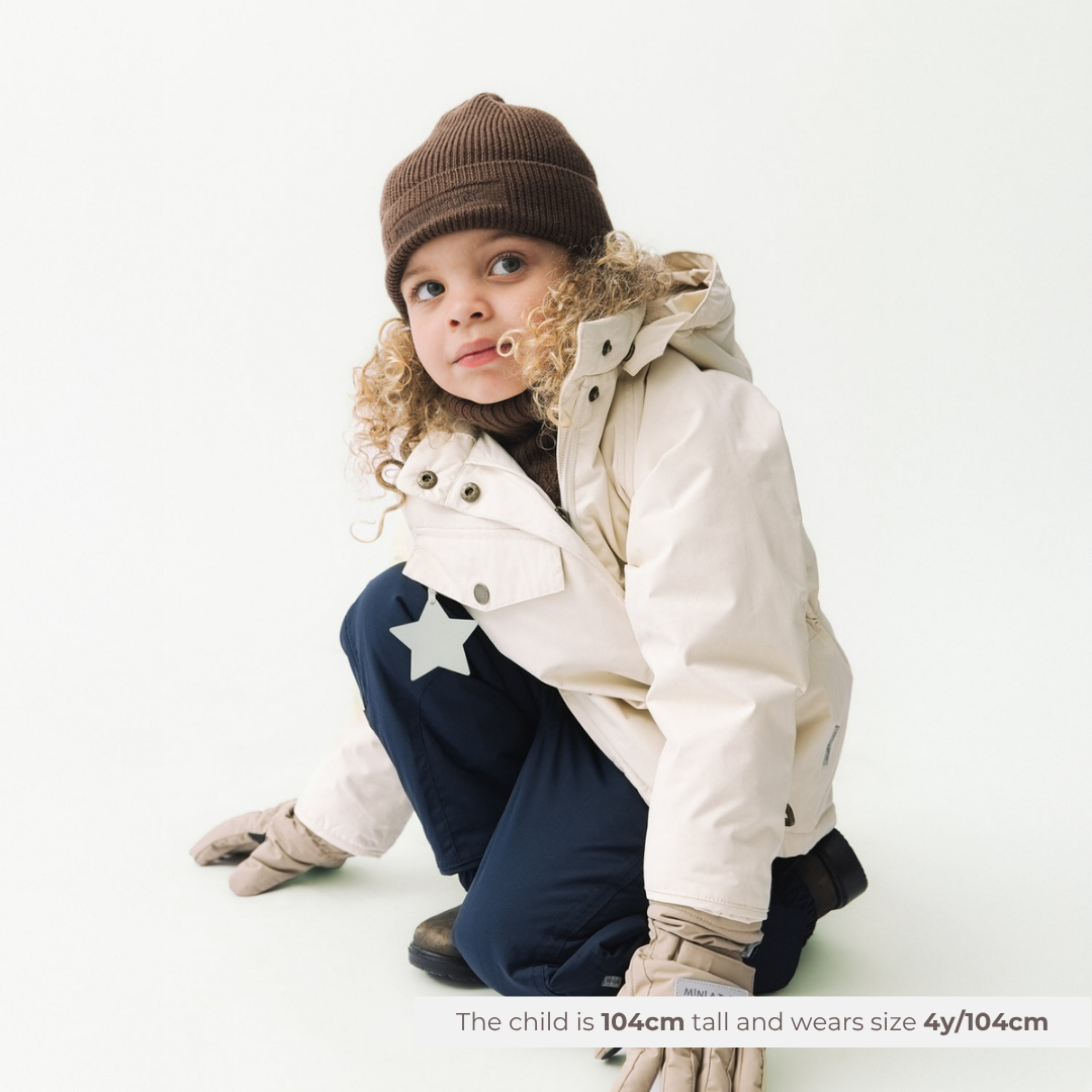 MATWANG Winterjacke mit Fleecefutter. GRS